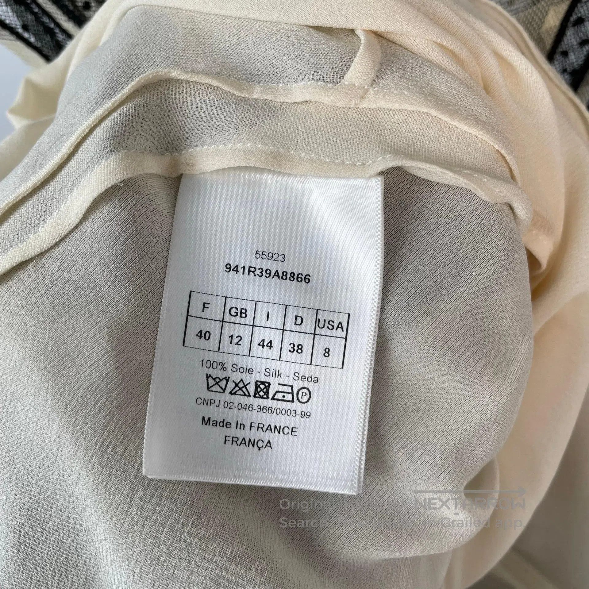 Dior Dior Black and white checkered lace sheer dress with linin Size S / US 4 / IT 40 - 9 Thumbnail