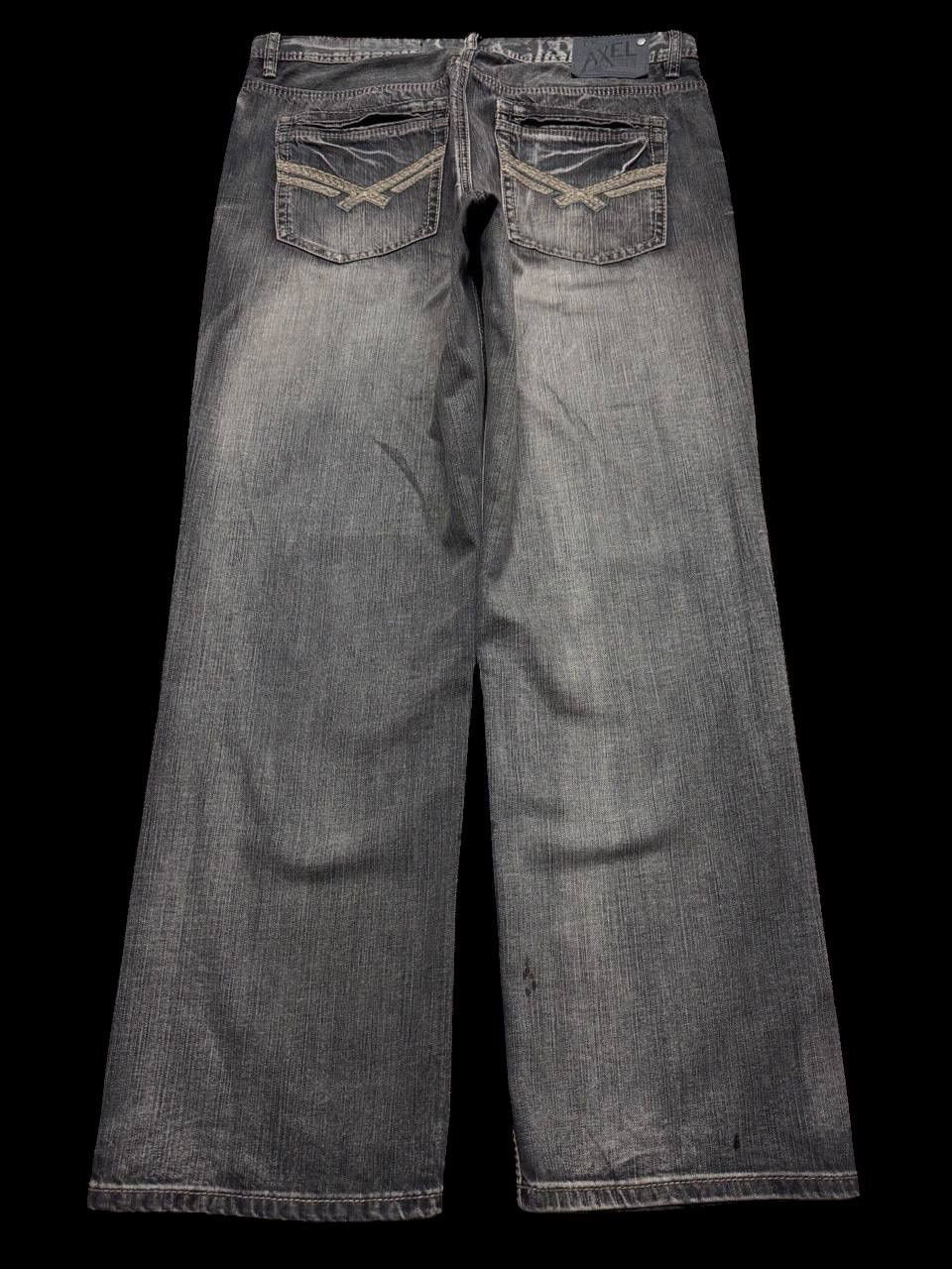 Japanese Brand BAGGY - Waist 37 Axel 🇯🇵 Mudwash Sick Style Distressed Jeans Size US 37 - 11 Thumbnail