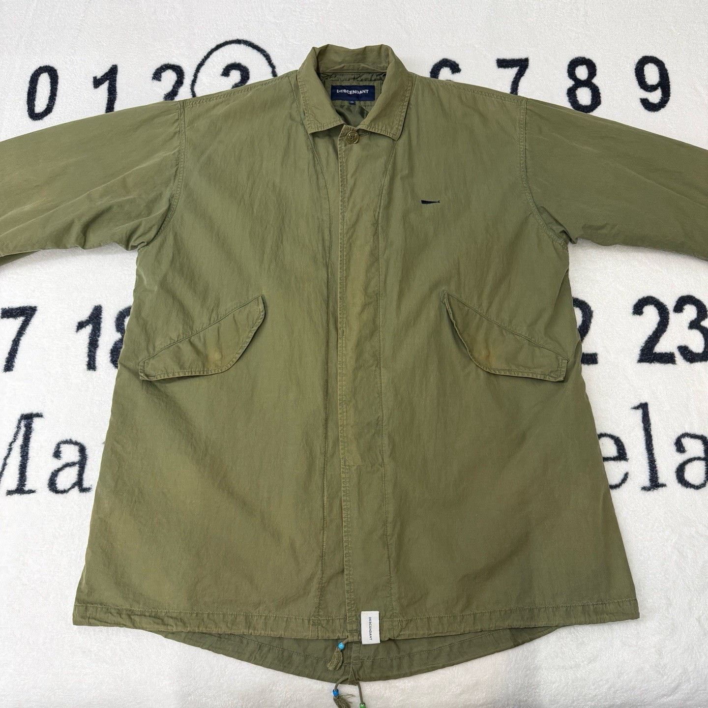 Descendant DESCENDANT Quilted Olive Green Coat Size US L / EU 52-54 / 3 - 1 Thumbnail