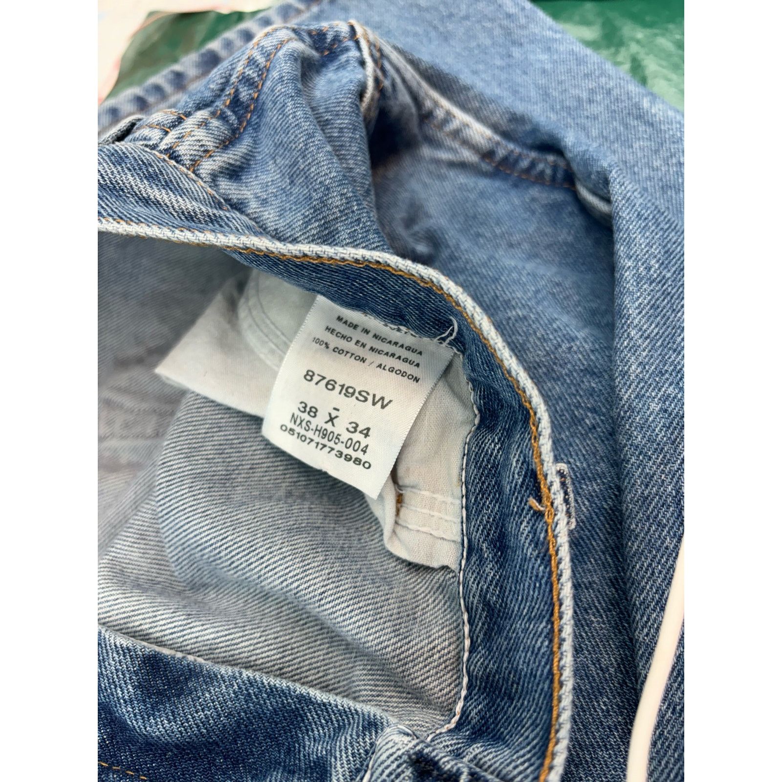Rustler Rustler 38x34 Regular Jeans Medium Wash Vintage Workwear Size US 38 / EU 54 - 4 Thumbnail