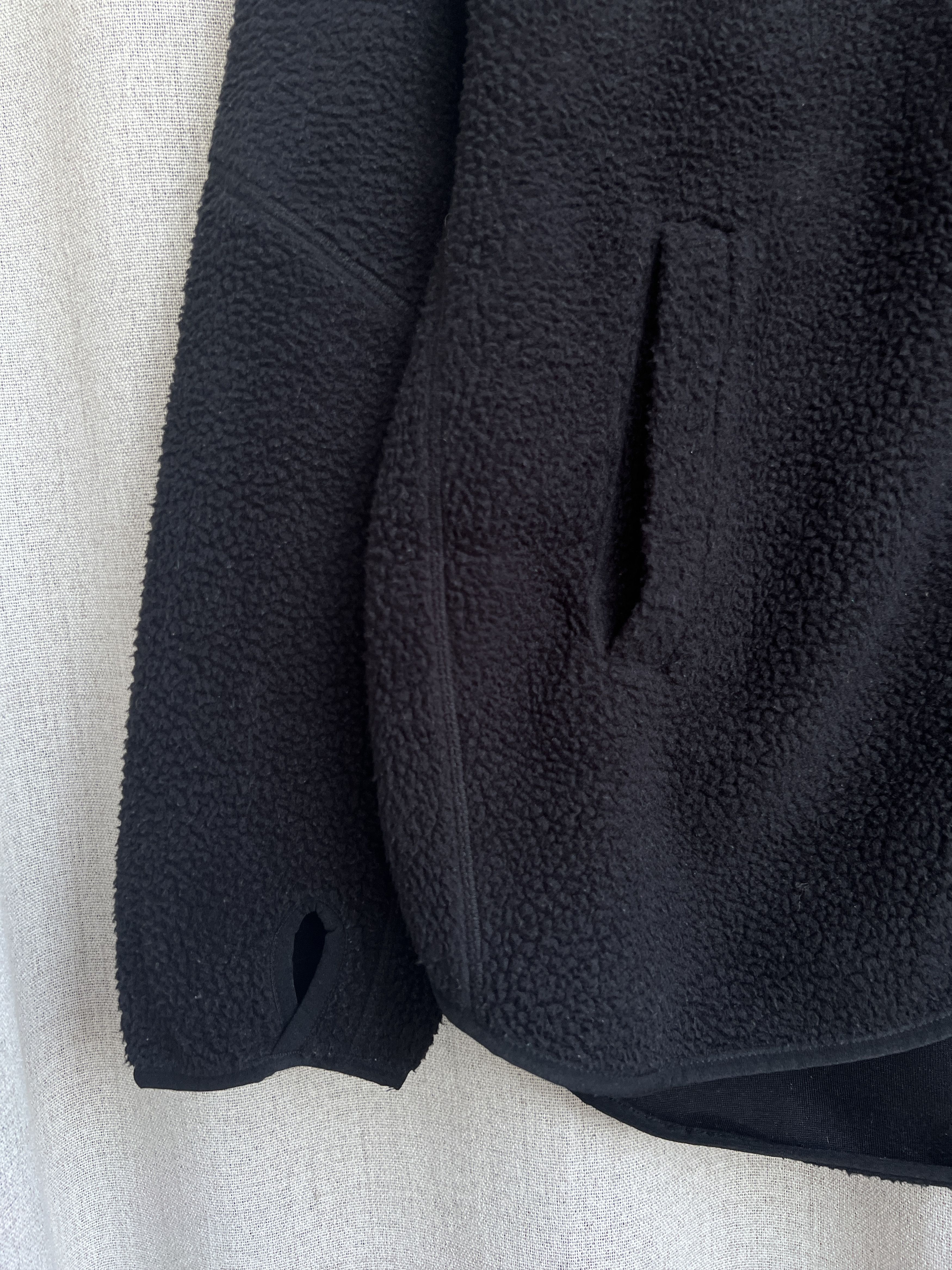 Diesel Diesel Black Teddy Fleece Full Zip Gorpcore Style Jacket Size US M / EU 48-50 / 2 - 8 Thumbnail