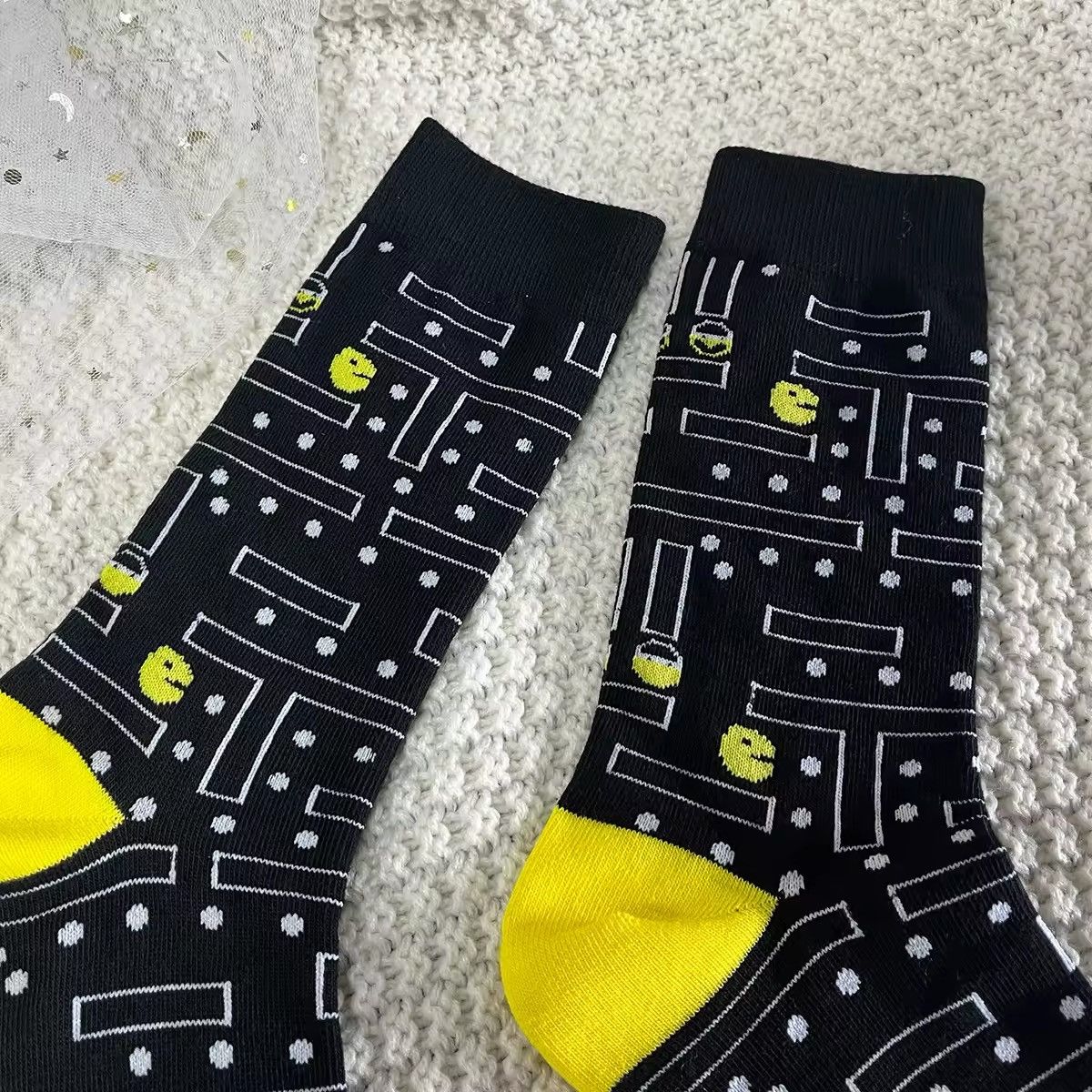 Vintage Unisex Old School Game Sock ( 1 pair ) Size 36 - 3 Thumbnail