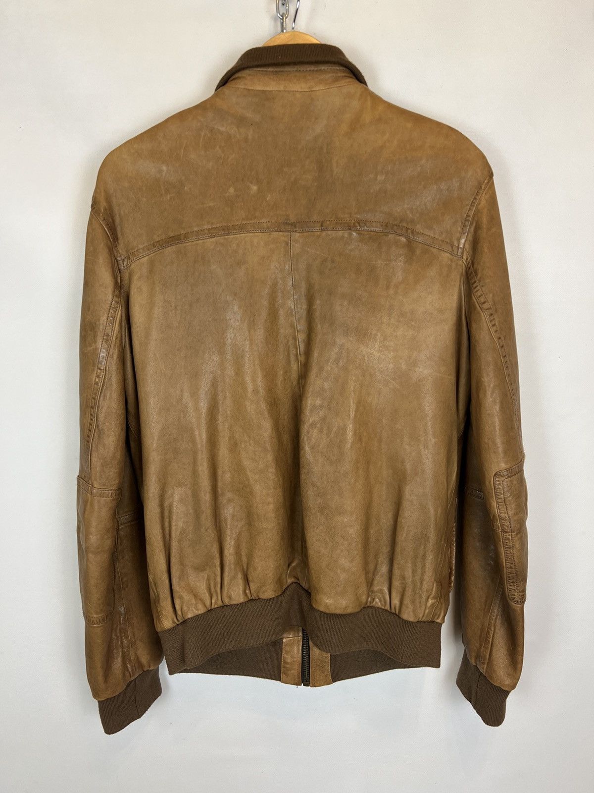 Tommy Hilfiger Vintage Tommy Hilfiger leather jacket brown moto Size US M / EU 48-50 / 2 - 12 Thumbnail