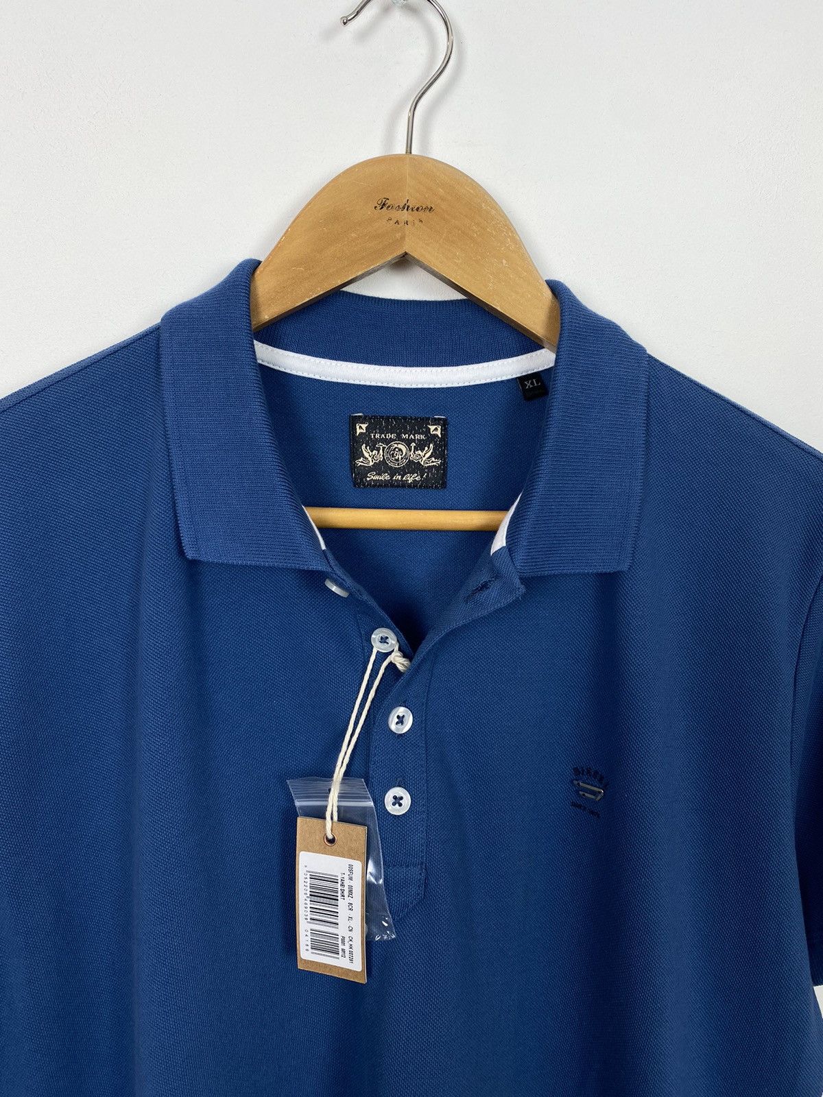 Diesel NEW Diesel T-Yahei Short Sleeve Polo Shirt Size XL Blue Top Size US XL / EU 56 / 4 - 8 Thumbnail