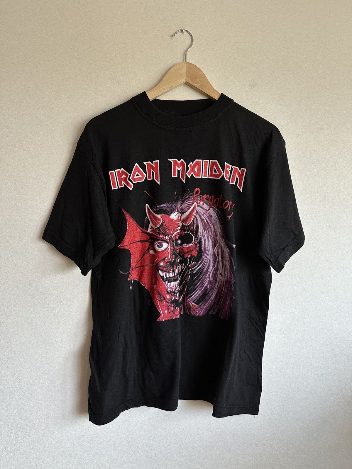 Band Tees × Iron Maiden Iron Maiden Purgatory Tee metal punk rock band Tee Size US M / EU 48-50 / 2 - 1 Thumbnail