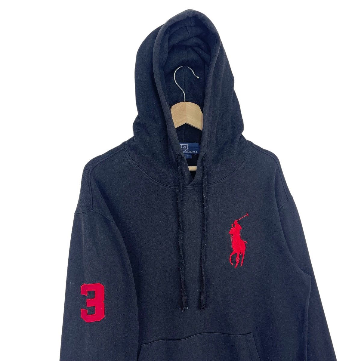 Polo Ralph Lauren × Ralph Lauren × Vintage 90’s Polo Ralph Lauren Embroidered Pony Hoodie Size US M / EU 48-50 / 2 - 5 Thumbnail