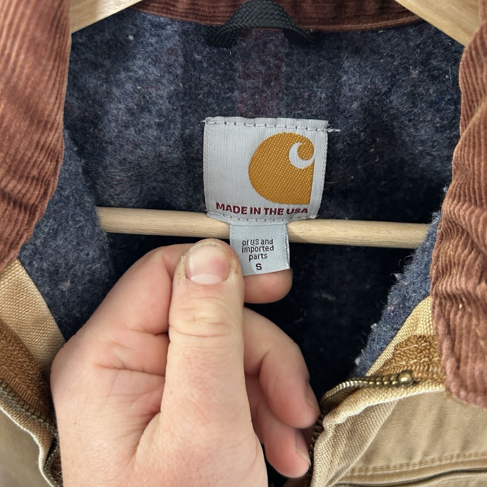 Carhartt Vintage Carhartt Blanket-Lined Detroit Jacket “Brown” J01 Size US S / EU 44-46 / 1 - 11 Thumbnail