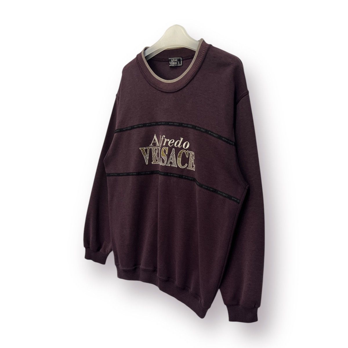 Vintage 🔥 Vintage Alfredo Versace Roundneck Sweatshirt - L Size US S / EU 44-46 / 1 - 2 Thumbnail