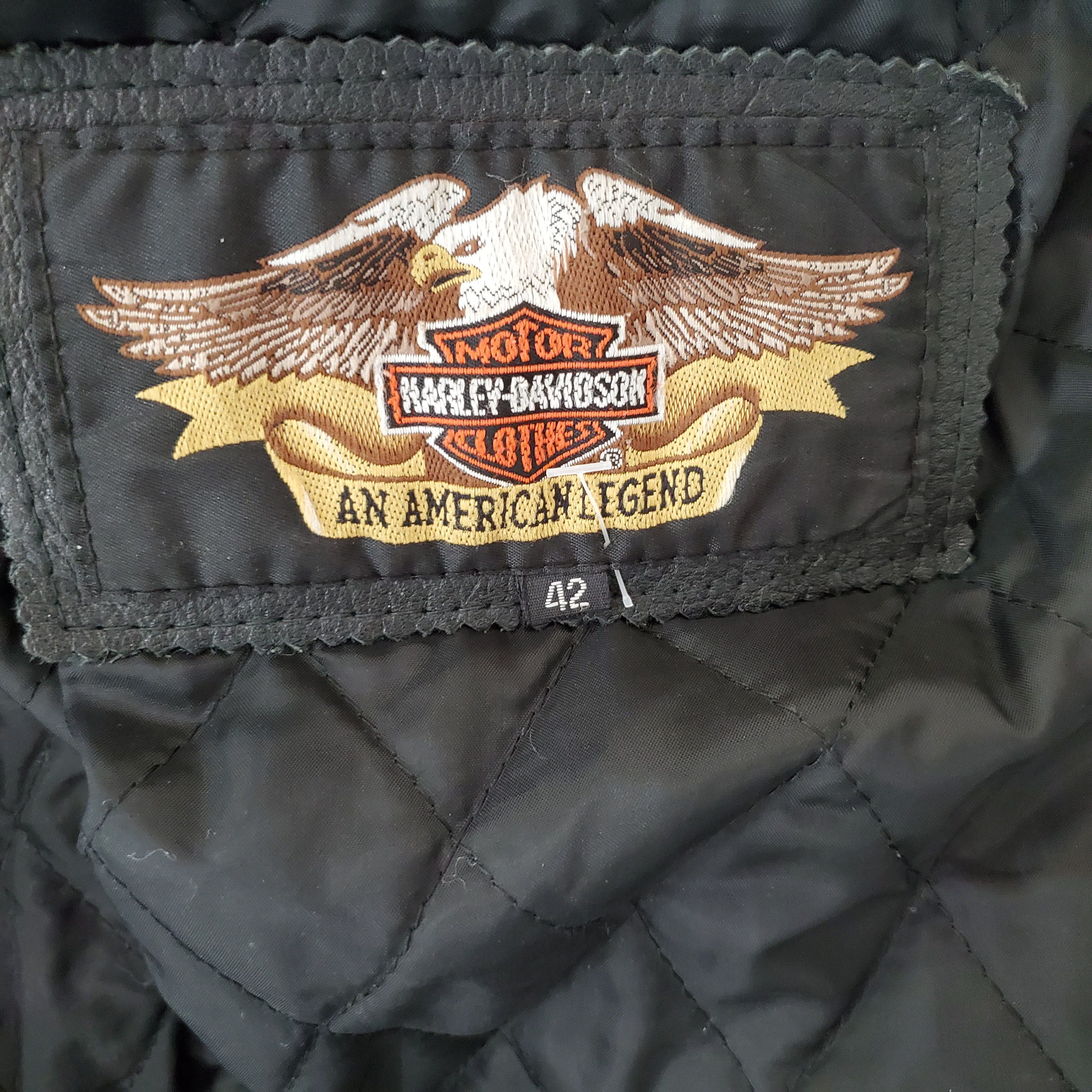Harley Davidson Genuine vintage Harley Davidson leather riding jacket Size US XL / EU 56 / 4 - 11 Thumbnail