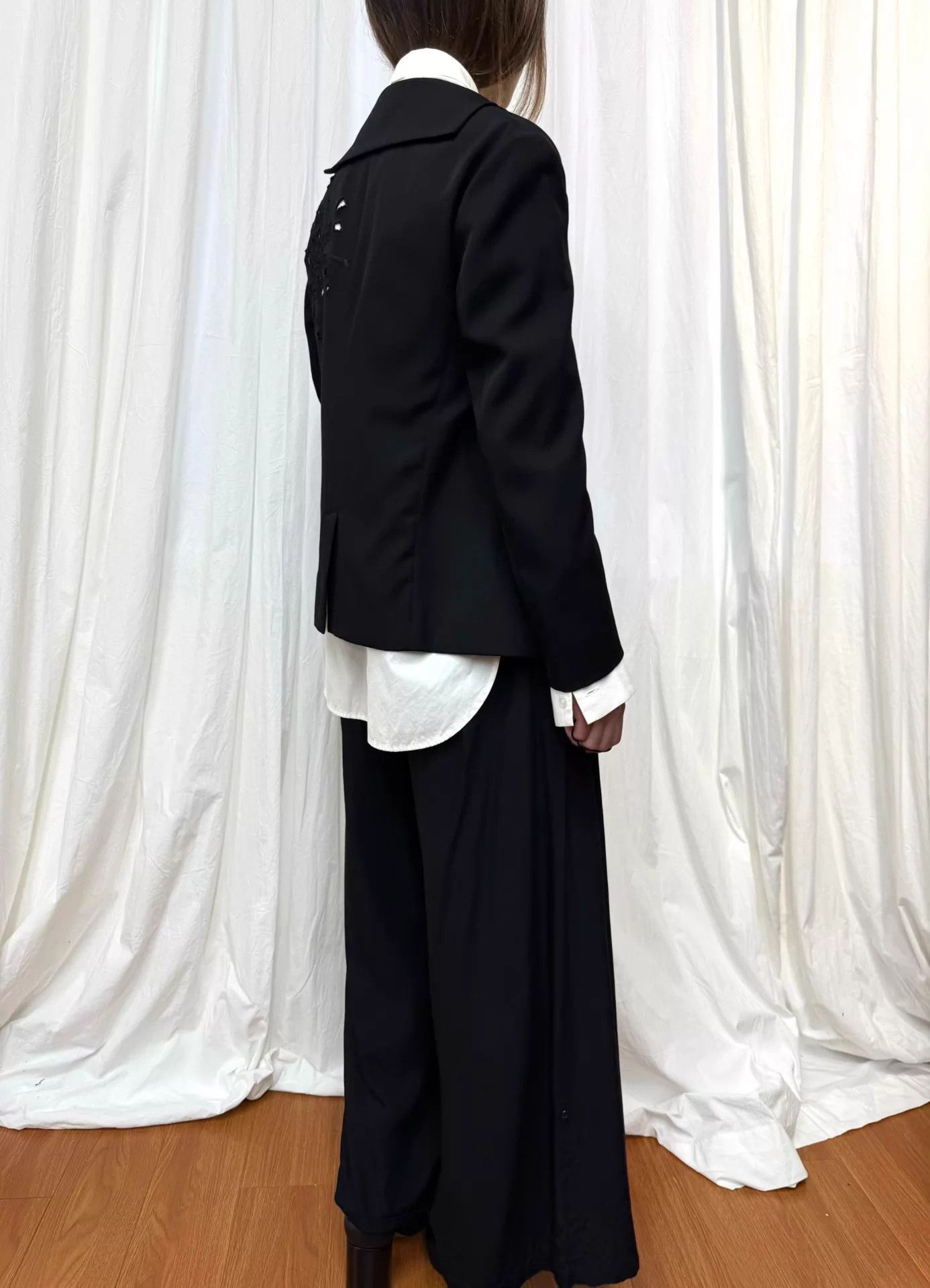 Yohji Yamamoto Yohji Yamamoto Cutout Fireworks Wool Blazer Size 1 Size US S / EU 44-46 / 1 - 7 Thumbnail