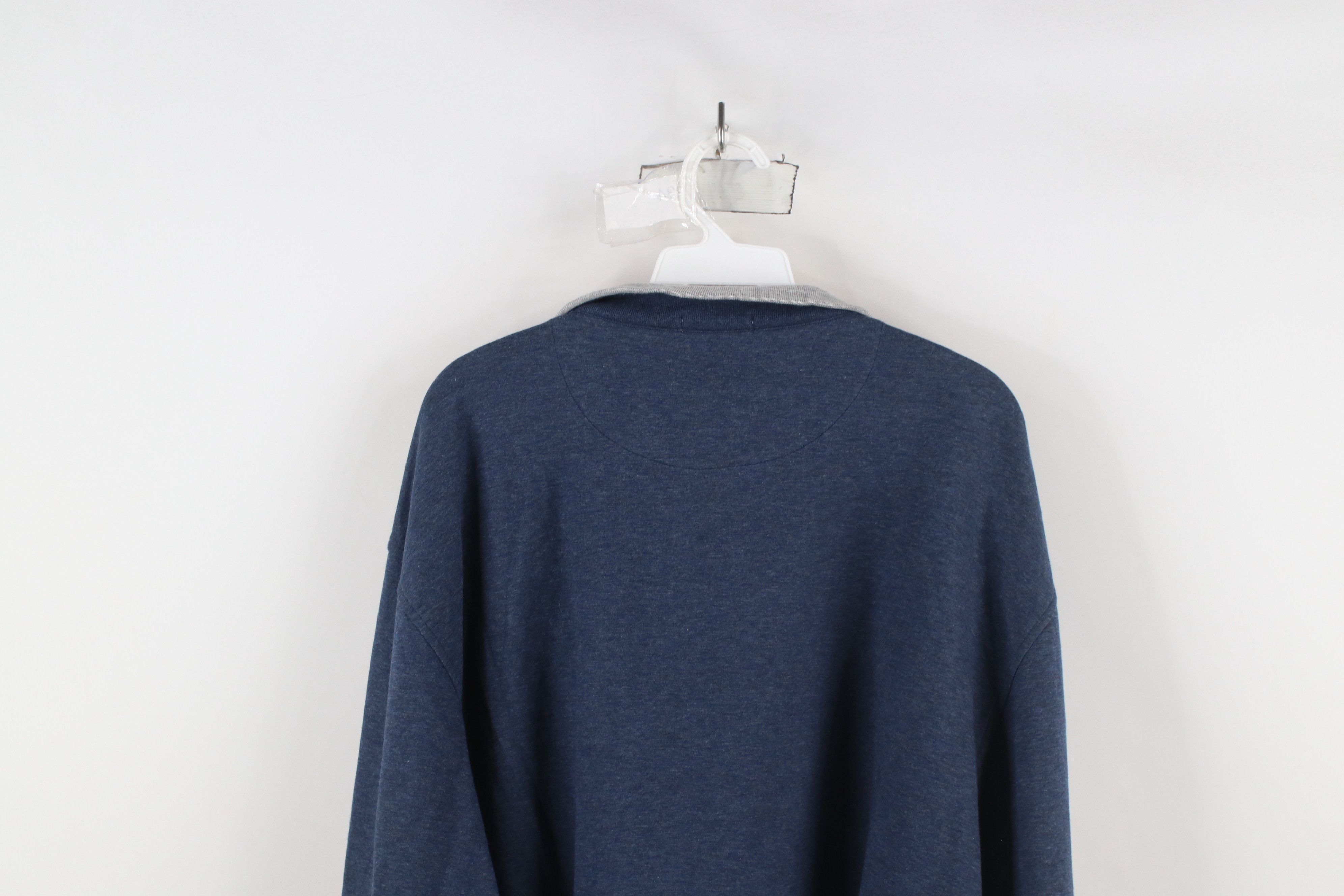Vintage Oliver Ridley Touch Half Zip Pullover Sweater Heather Blue Size US XXL / EU 58 / 5 - 11 Thumbnail