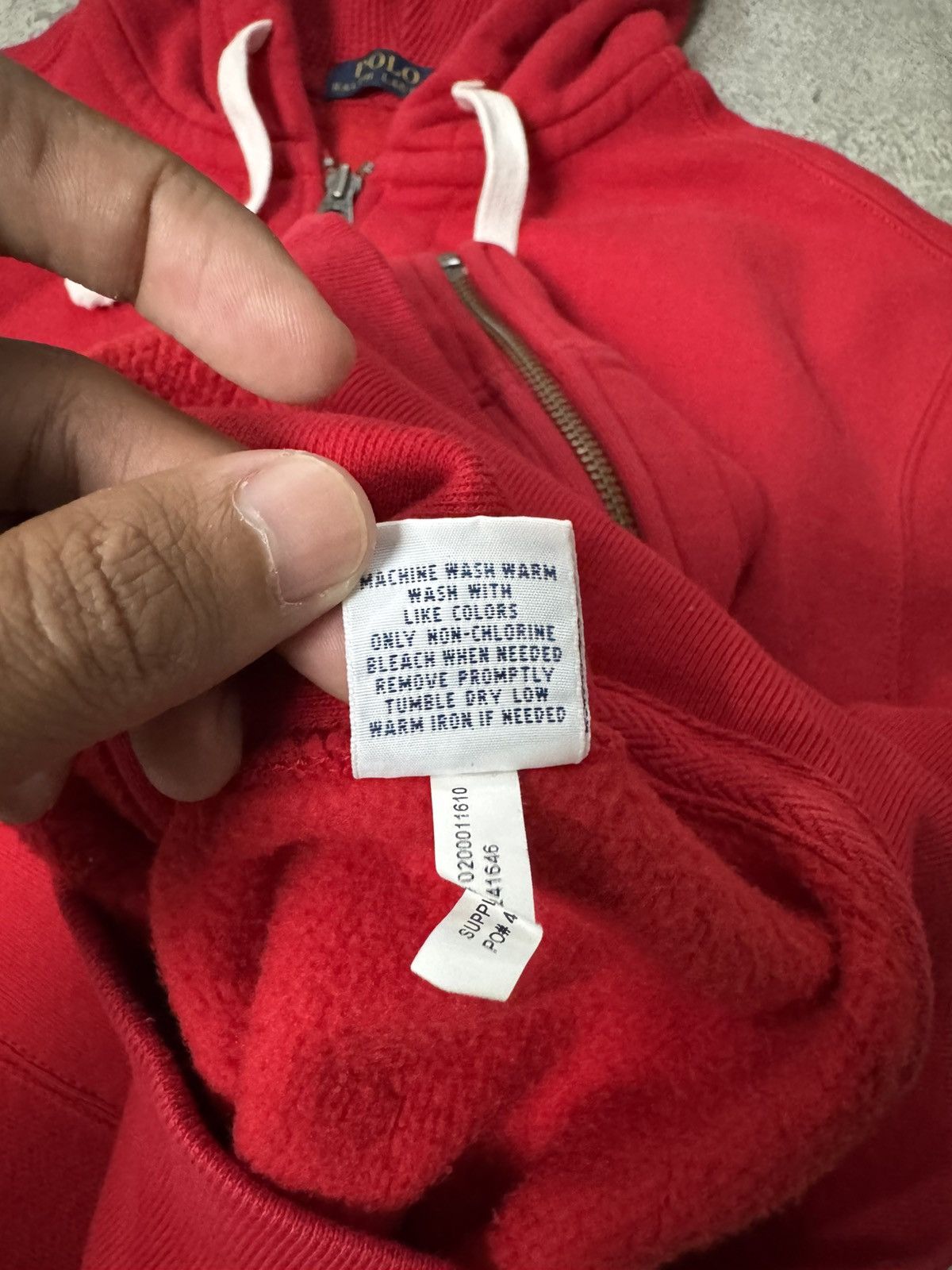 Polo Ralph Lauren POLO RALPH LAUREN BASIC LOGO ZIP HOODIE Size US M / EU 48-50 / 2 - 10 Thumbnail