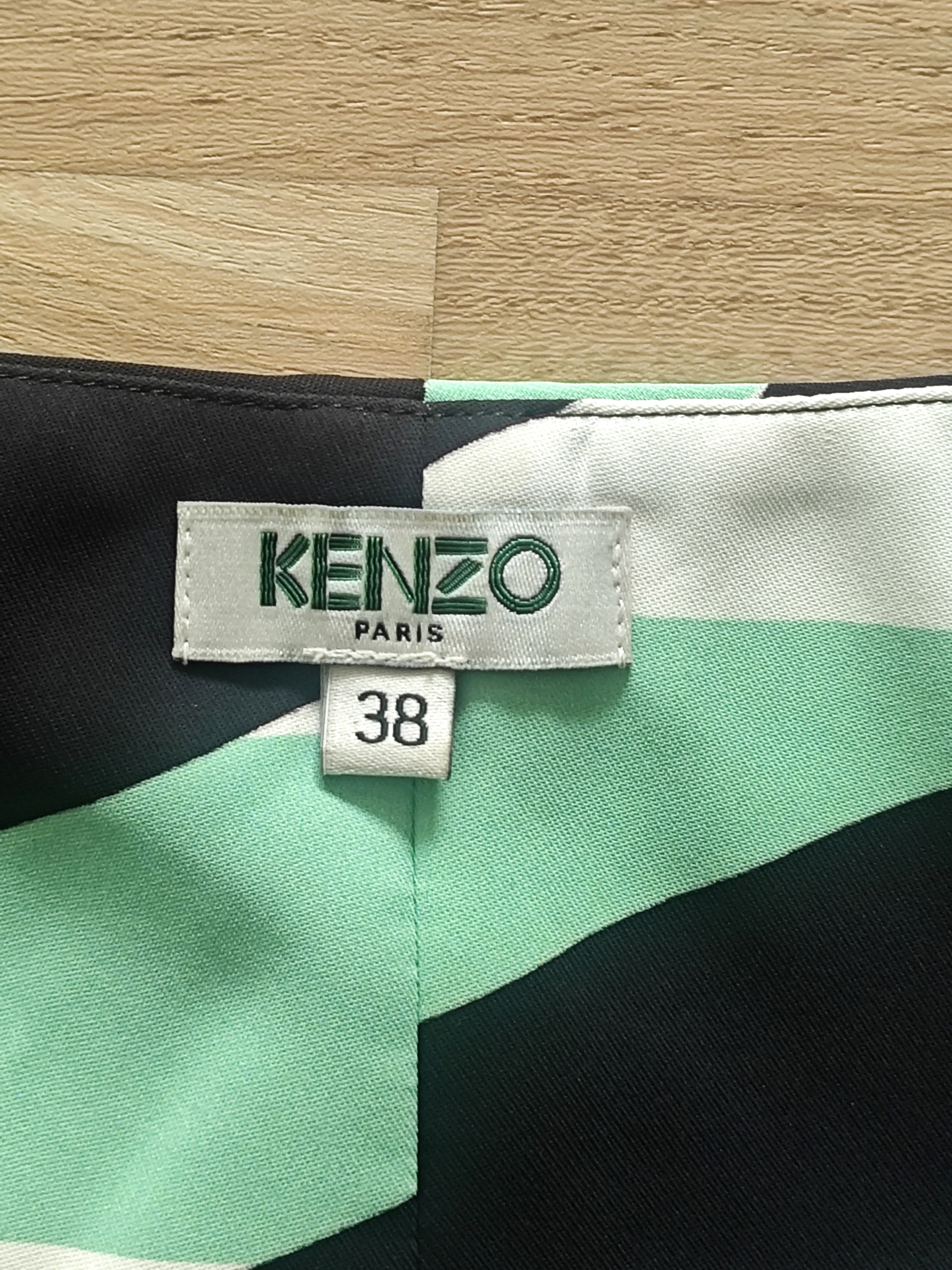 Designer × Kenzo Kenzo Asymmetrical Summer Blouse Size XS / US 0-2 / IT 36-38 - 3 Thumbnail