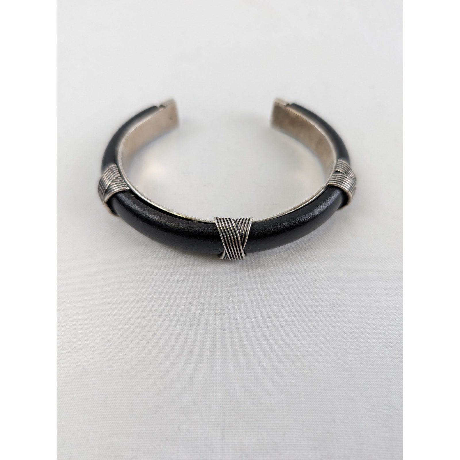Saint Laurent Paris o1rshd1 Bracelet in Black/Silver Size ONE SIZE - 1 Thumbnail
