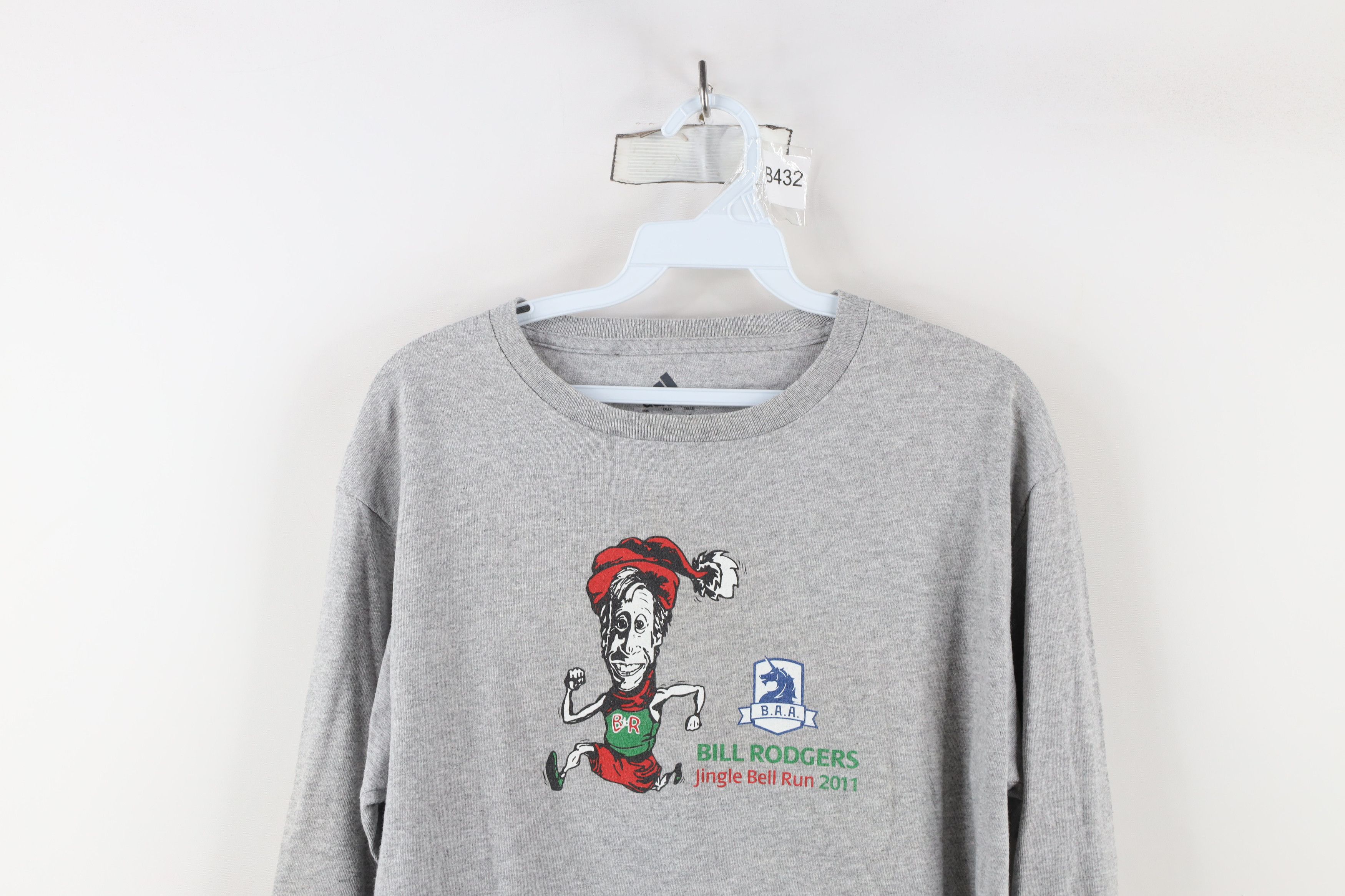 Adidas × Vintage Adidas Athletic Association Bill Rodgers Long Sleeve T-Shirt Size US S / EU 44-46 / 1 - 2 Thumbnail