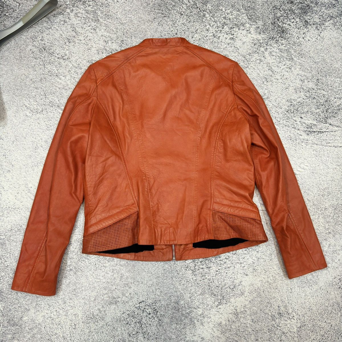 Designer Mauritius Womens Leather Jacket UK18 I48 XL Size XL / US 12-14 / IT 48-50 - 6 Thumbnail