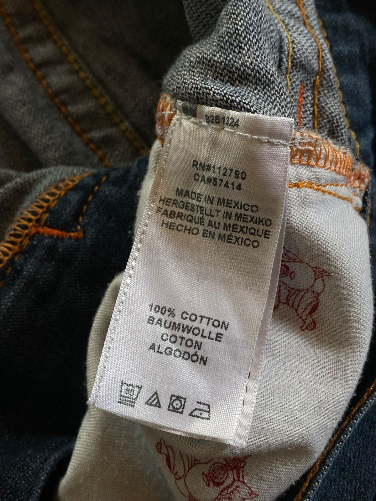 True Religion True Religion y2k style Rocco Jeans Denim Size US 36 / EU 52 - 16 Thumbnail