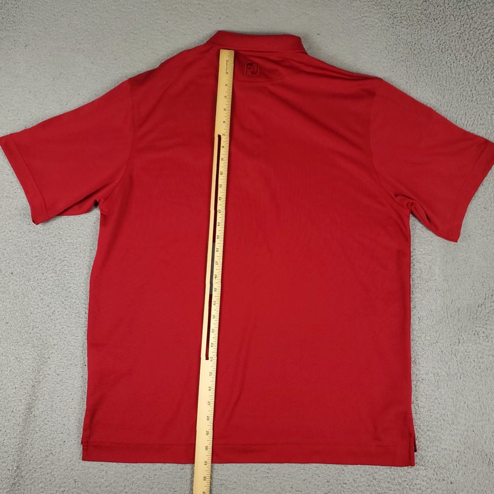 Footjoy FJ Polo Shirt Mens L Red Golf Casual Short Sleeve Shirt Size US L / EU 52-54 / 3 - 3 Thumbnail