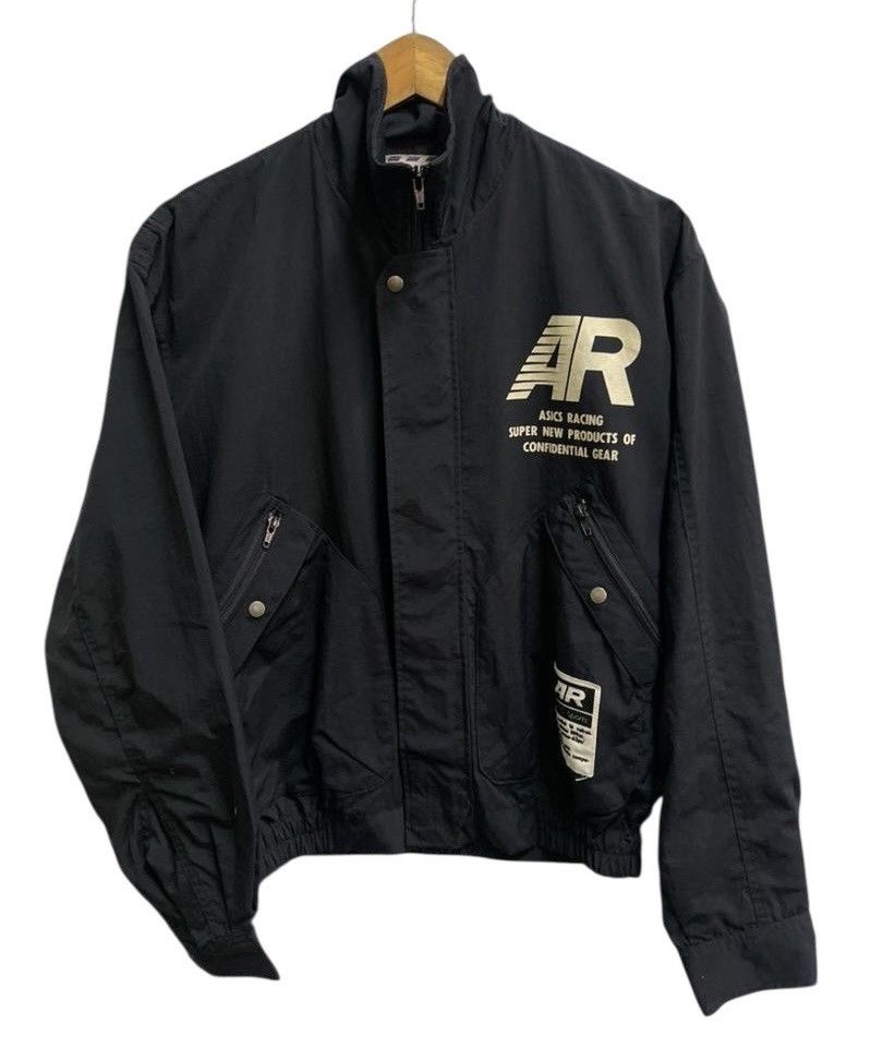 Asics Vintage Asics Racing AR Two Wheel Bomber Jacket Size M Size US M / EU 48-50 / 2 - 1 Thumbnail