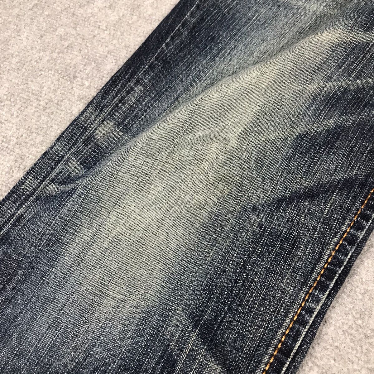 Japanese Brand FLARED JEANS EDWIN DENIM DISTRESSED DENIM PANTS Size US 32 / EU 48 - 4 Thumbnail