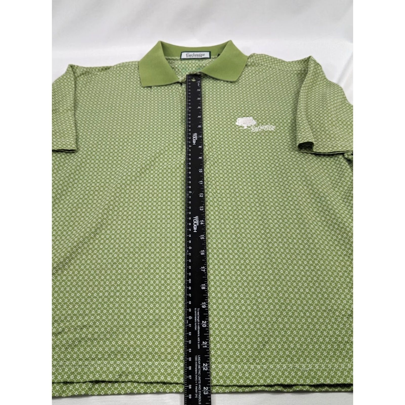 Vintage VINTAGE Earlywine Club Polo Sh​irt Striped Supima Cotton Green Geometric Shag Polo Pullover M Adults Mens Golf Size US M / EU 48-50 / 2 - 5 Thumbnail