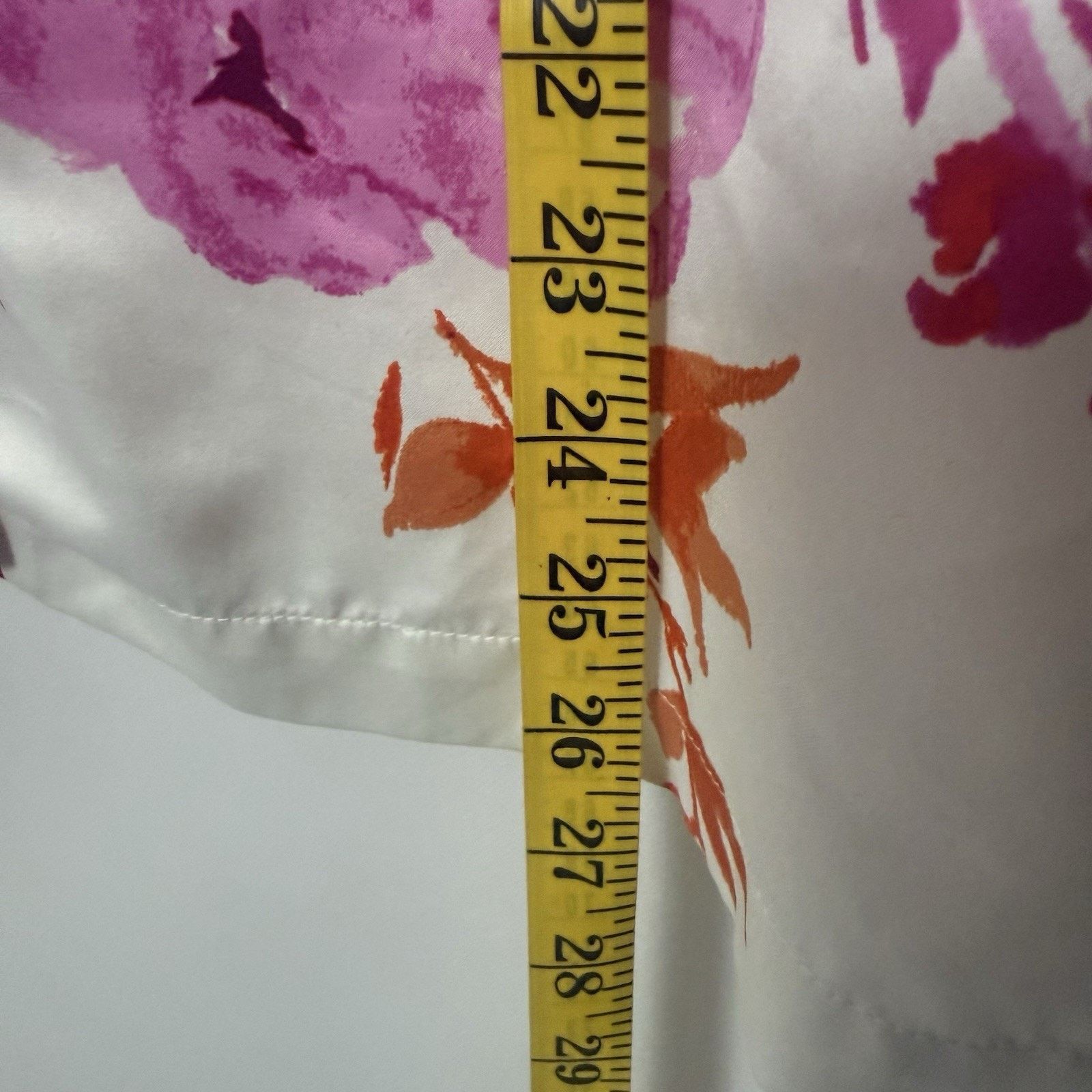 Other Natori Peony Satin Pajamas Set Pink Orange Floral Lounge Size ONE SIZE - 6 Thumbnail