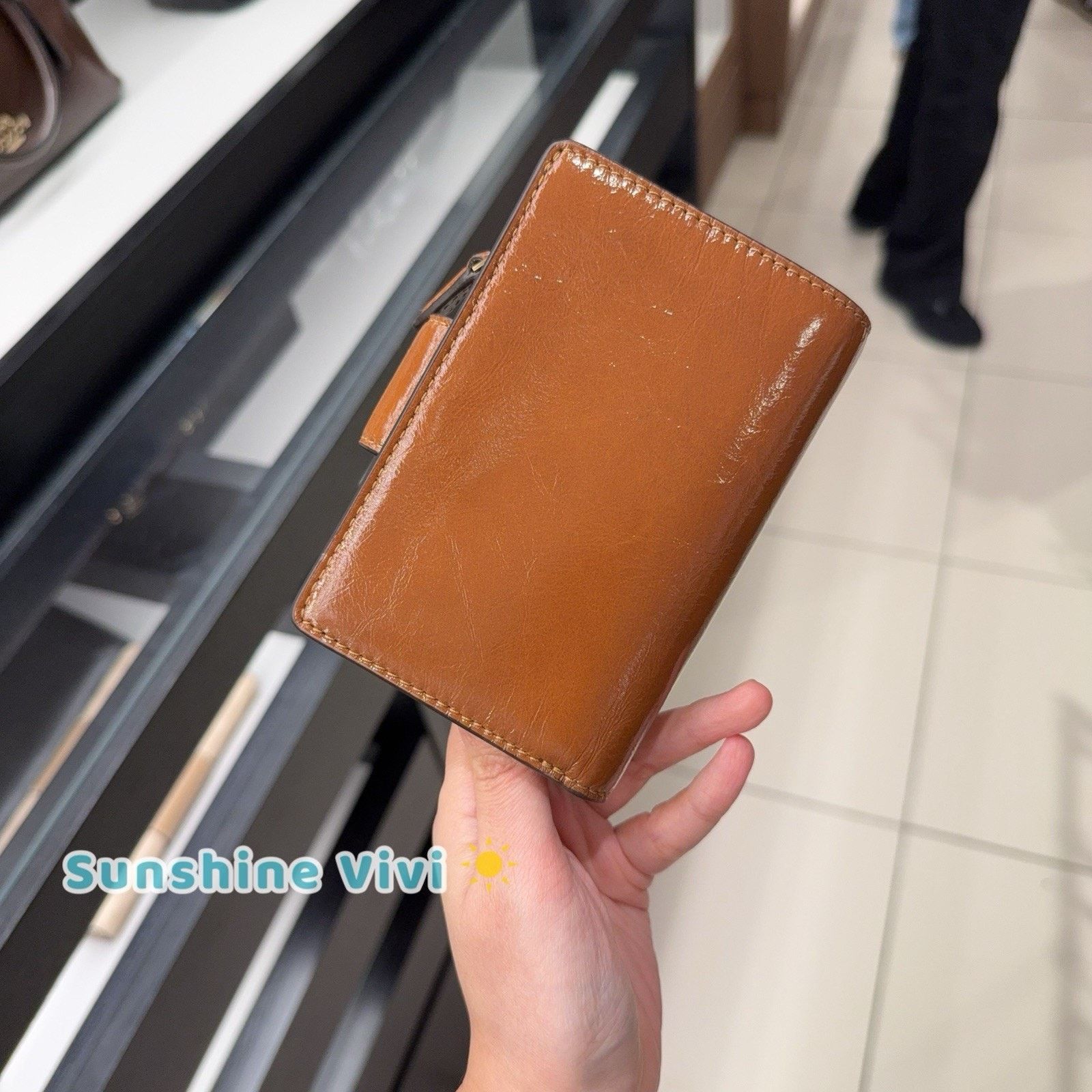 Coach NWT Coach Medium Corner Zip Wallet CEC33 Redwood leather Size ONE SIZE - 5 Thumbnail