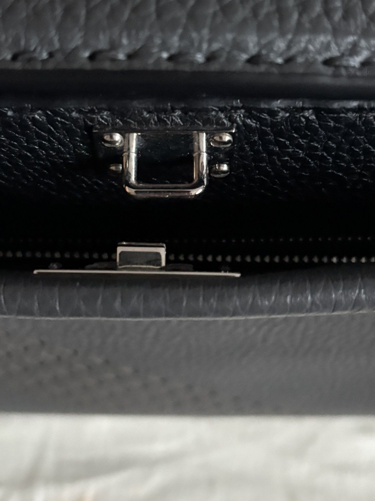 Gray Selleria Peekaboo 2Way Shoulder Bag