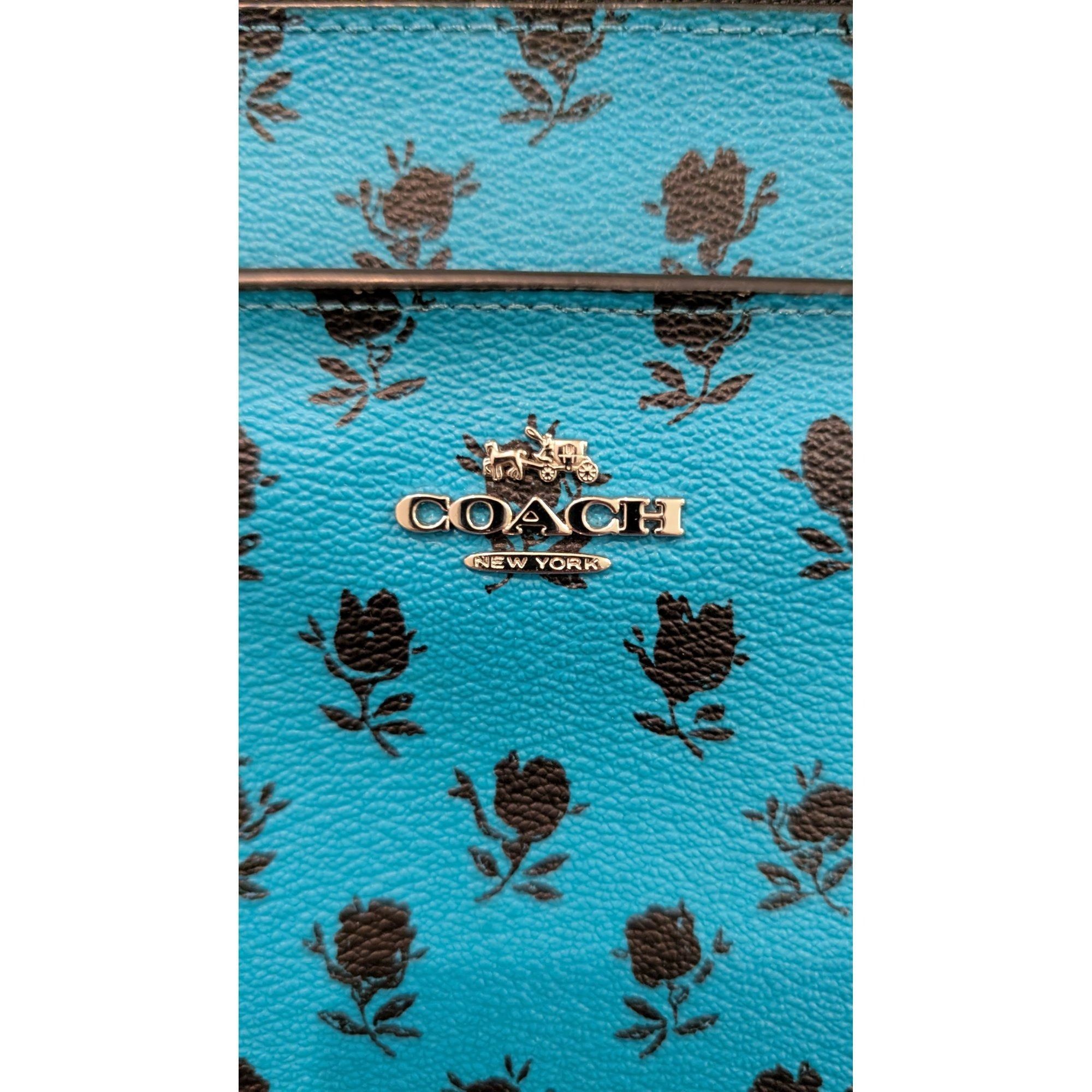 Coach blue leather smooth crossbody coach handbag Size ONE SIZE - 4 Thumbnail