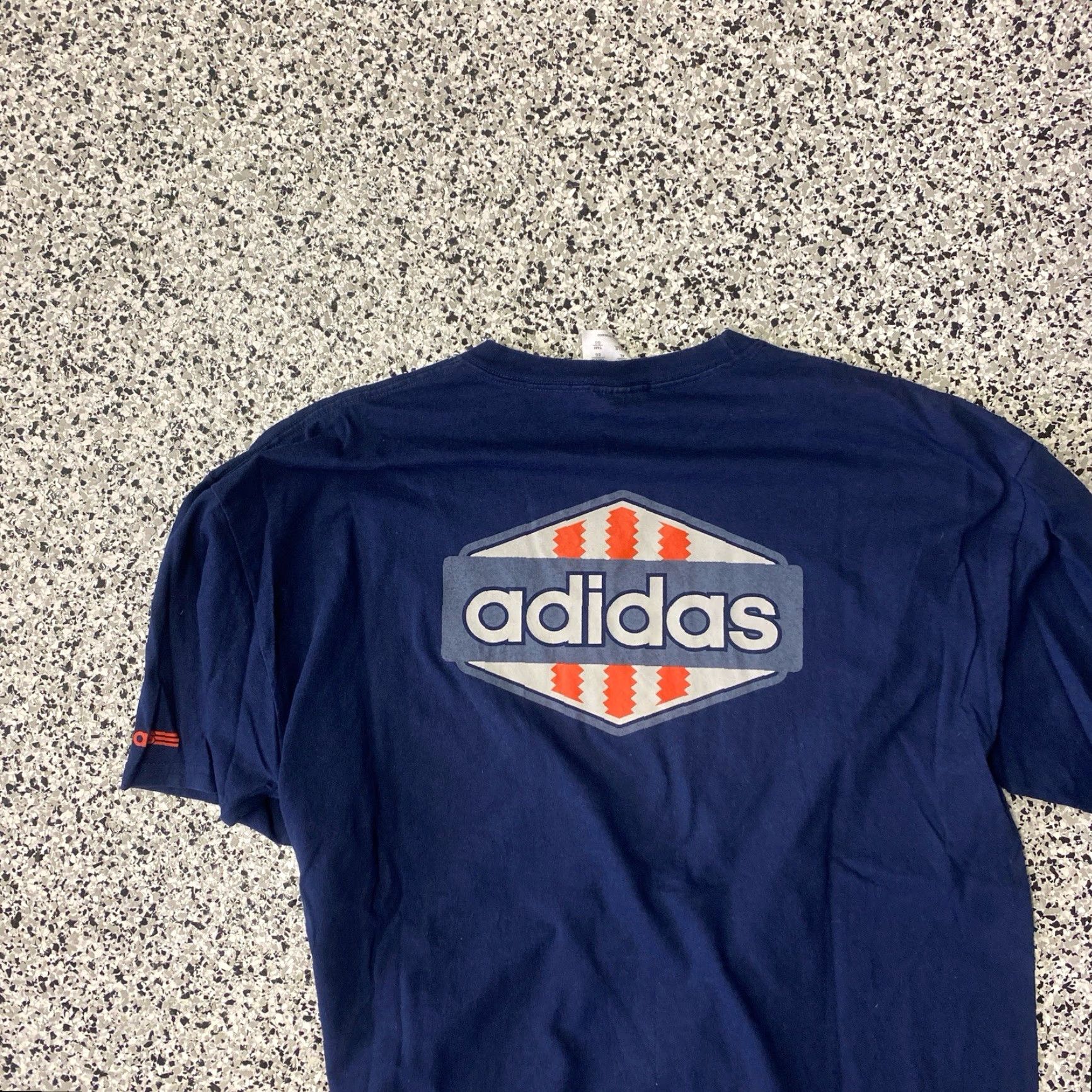 Adidas VINTAGE Adidas T-Shirt Logo XL Blue 90s Spell Out Graphic Big Logo Soccer Men Short Sleeve Crew Neck Size US XL / EU 56 / 4 - 4 Thumbnail
