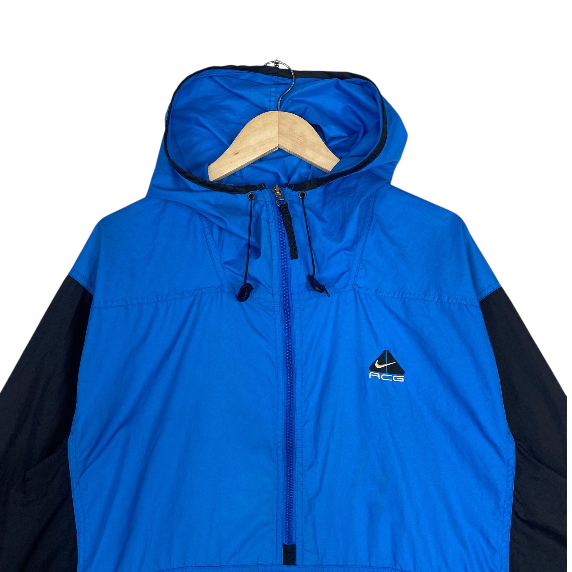 Nike 💥NIKE ACG ANORAK HOODED PULLOVER WINDBREAKER Size US XL / EU 56 / 4 - 5 Thumbnail