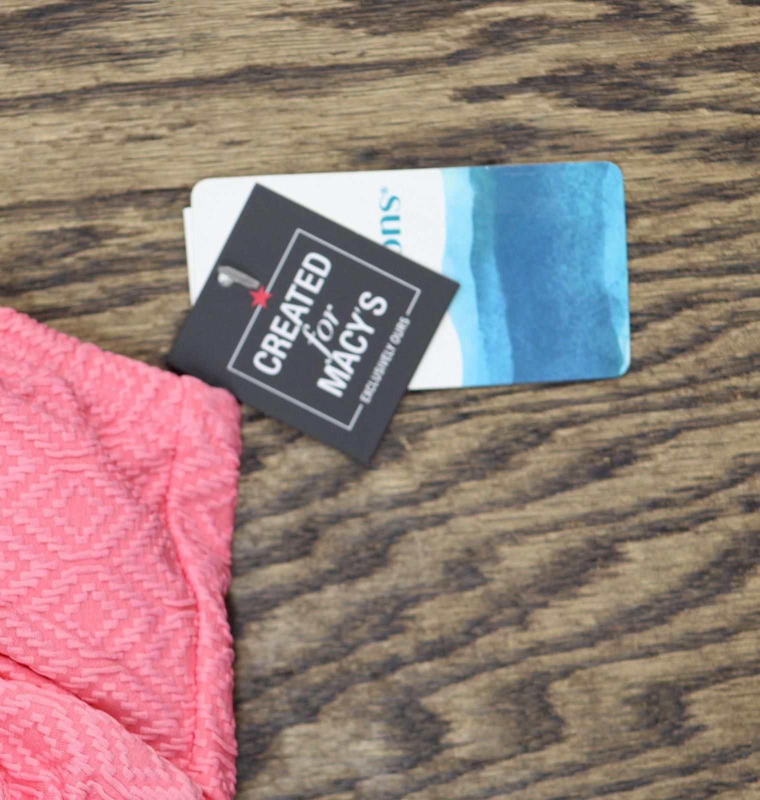 Other Swim Solutions Tie-front Swimdress One Piece Guava Pink 18 Size ONE SIZE - 3 Thumbnail
