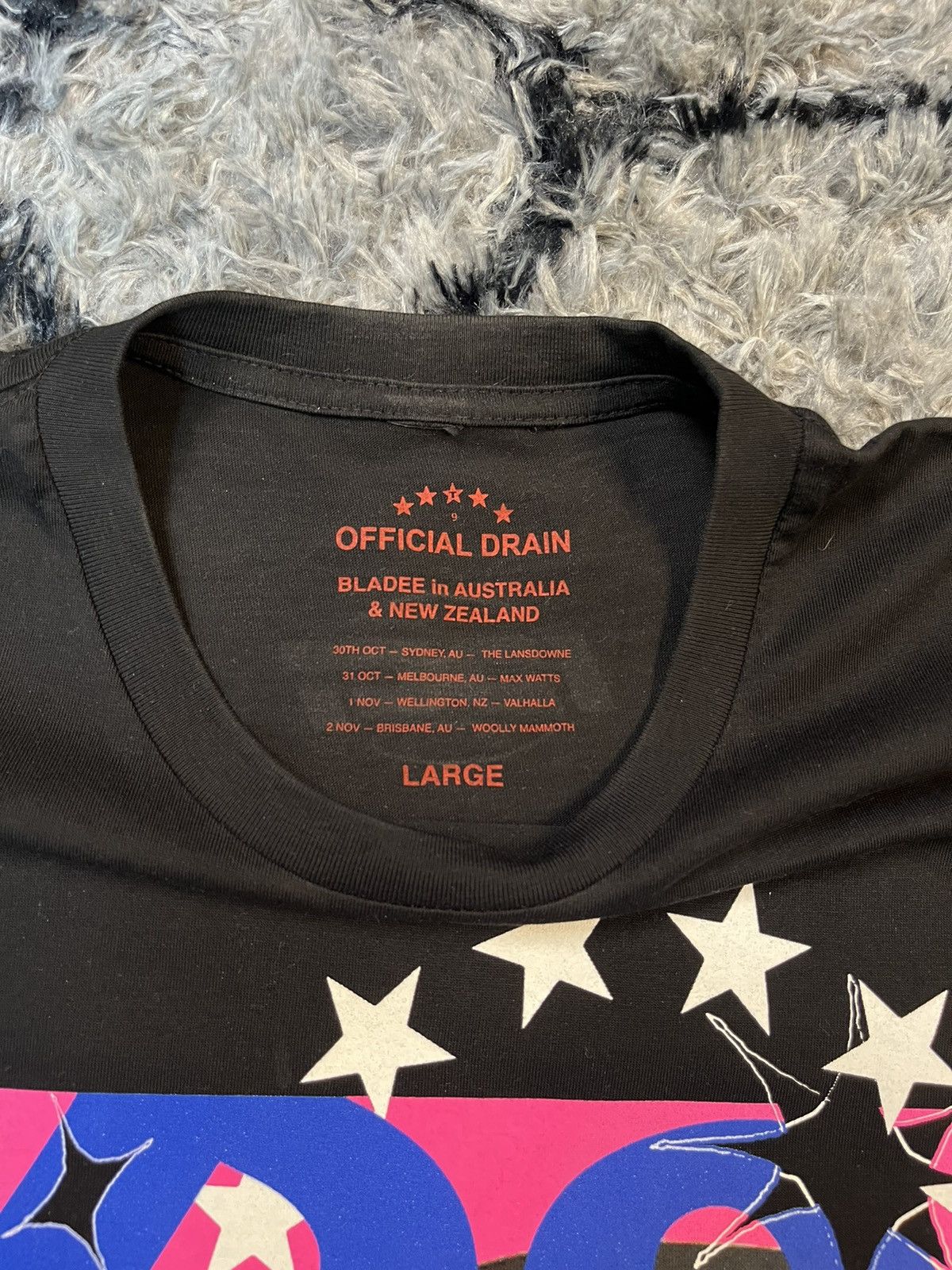 Drain Gang × Sad Boys Bladee Agility Australia Tour Exclusive T-Shirt | L Size US L / EU 52-54 / 3 - 5 Thumbnail