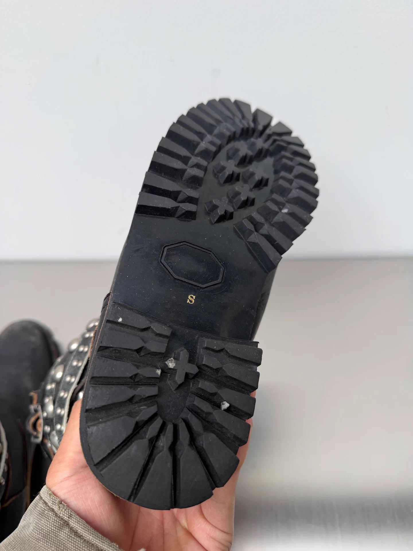 Comme des Garcons Comme Des Garçons Tao Studded Lace-up Engineer Boots S (38) Size US 8 / IT 38 - 5 Thumbnail