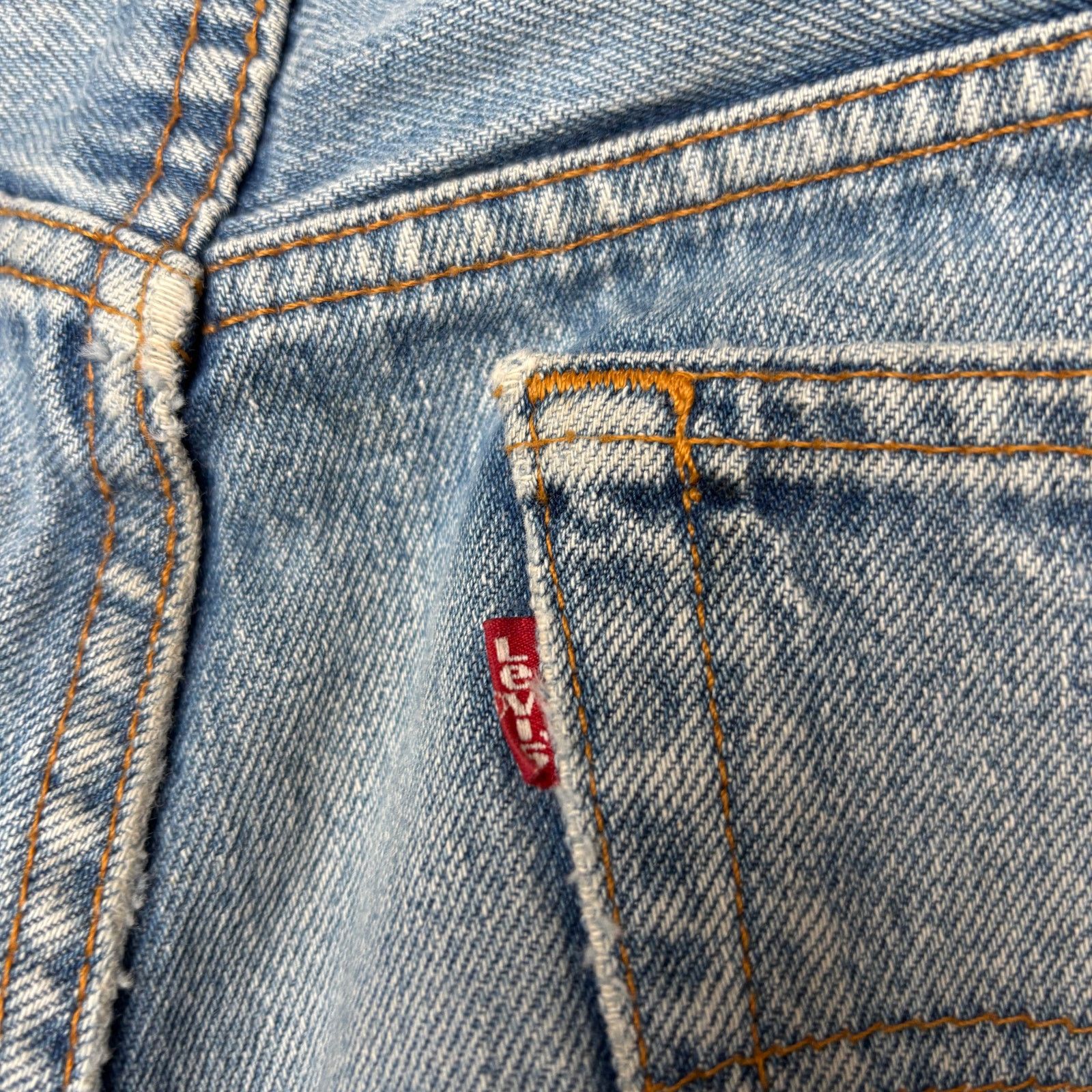 Levi's × Vintage VTG 90s Levi's 501 XX Made in USA Straight Leg Jeans 40x34 Size US 34 / EU 50 - 5 Thumbnail