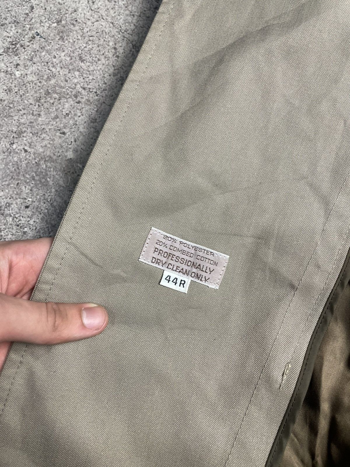 Christian Dior Monsieur Vintage Christian Dior Monsieur Trench Coat 44 R Size 44R - 16 Thumbnail