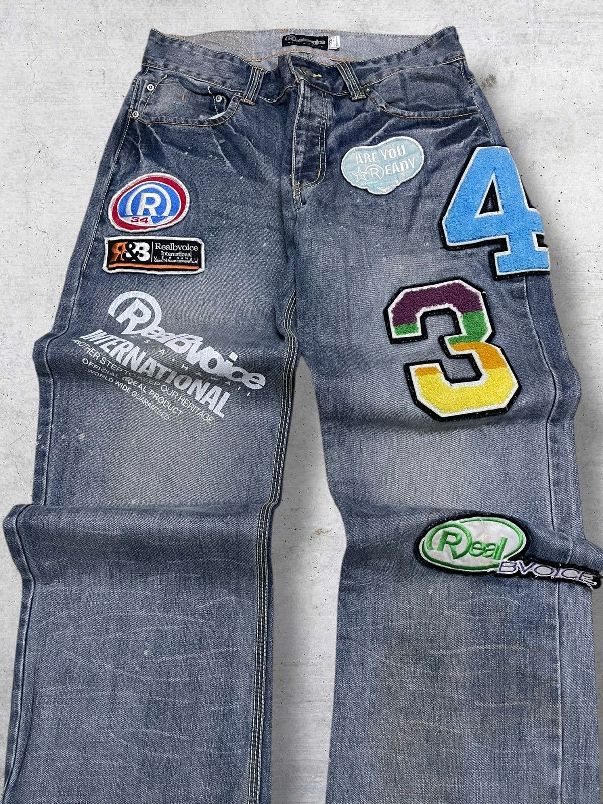 Japanese Brand VINTAGE REAL BVOICE JAPAN DESIGNER 90S OG STREETWEAR PATCH Size US 32 / EU 48 - 4 Thumbnail
