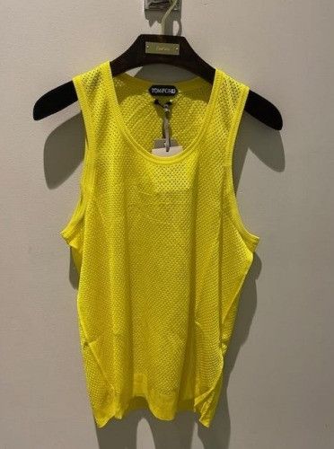 image of Tom Ford O1W1Db10124 Tank Top In Yellow, Men's (Size Small)