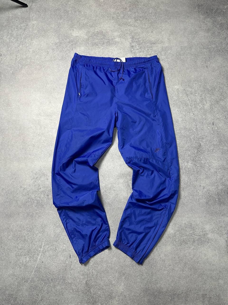 Nike × Vintage Vintage 80s Nike Small Logo Nylon Track Pants Rave Y2K Style Size US 32 / EU 48 - 4 Thumbnail