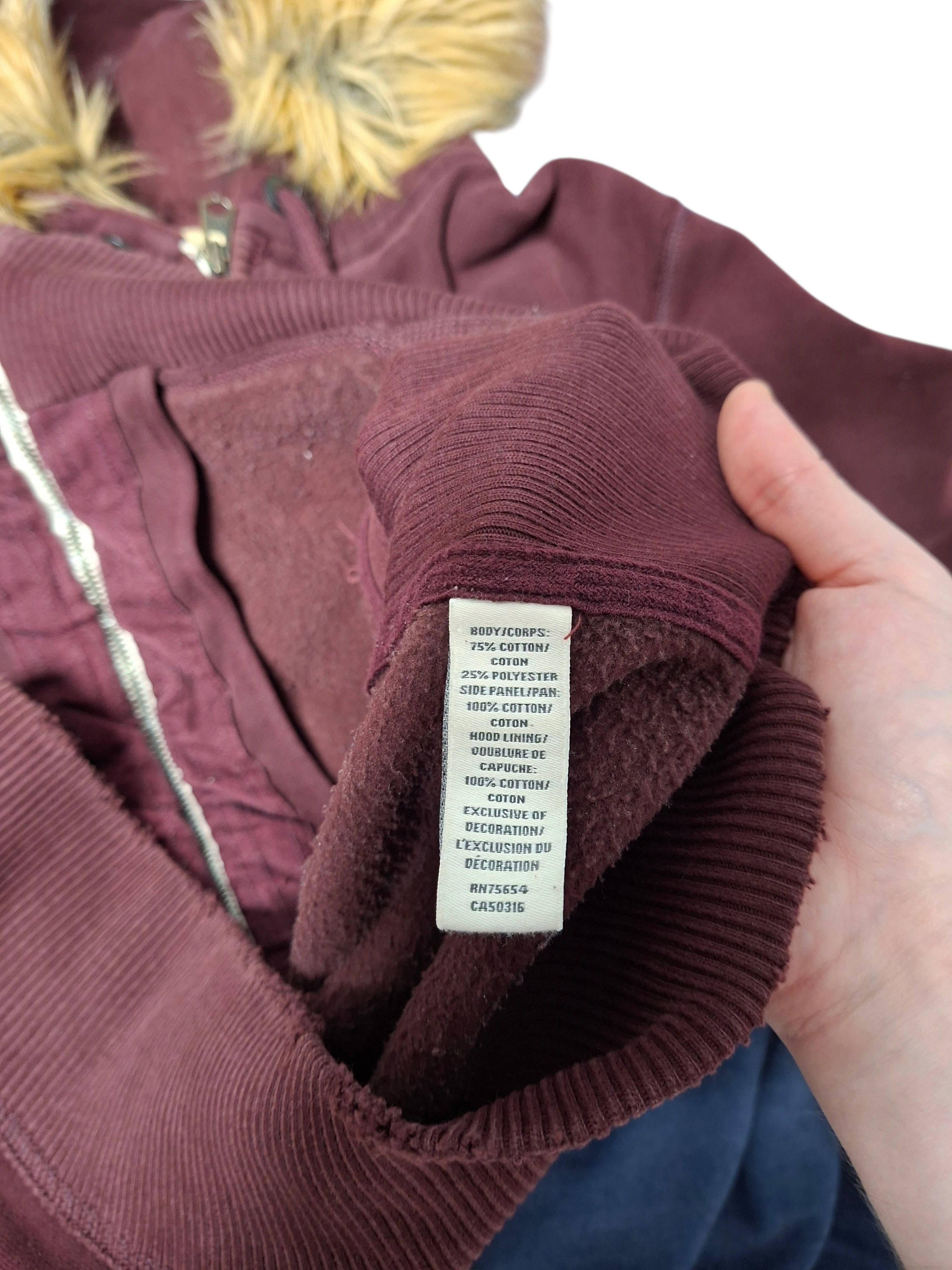Abercrombie & Fitch ABERCROMBIE FITCH FAUX FUR AVANT GARDE ZIP HOODIE Size US XL / EU 56 / 4 - 5 Thumbnail
