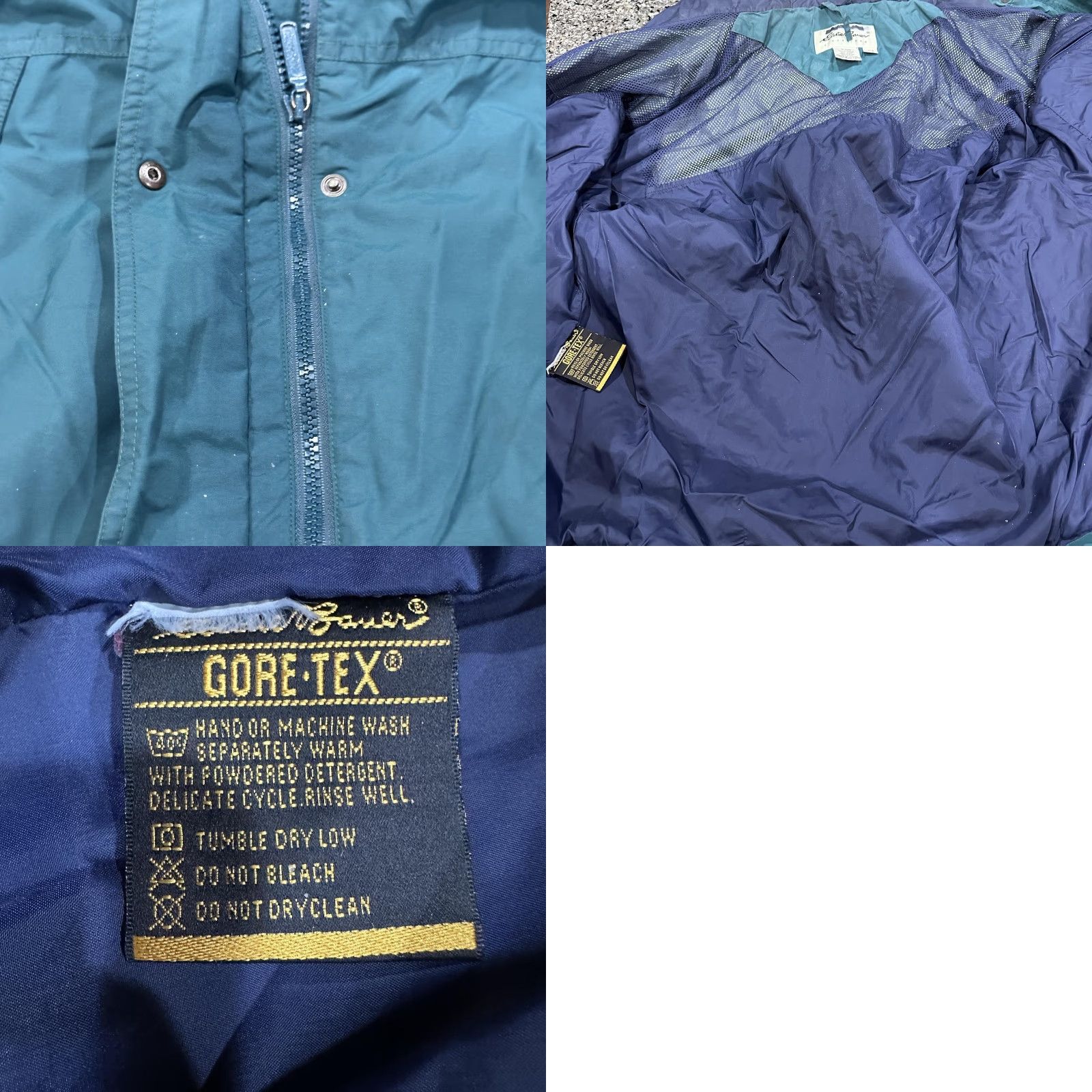 Eddie Bauer VINTAGE Eddie Bauer Jacket Womens L Green Hooded Waterproof Nylon BLEMISH Zipper Rain Coat All Seasons Windproof Full Zip Casual Womens Size L / US 10 / IT 46 - 8 Thumbnail