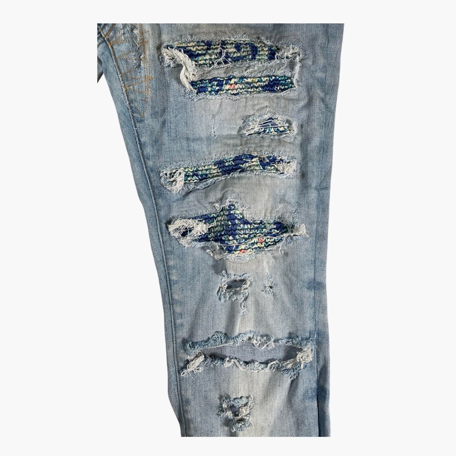 Ksubi Ksubi Black Wash Distressed Jeans Size US 30 / EU 46 - 4 Thumbnail