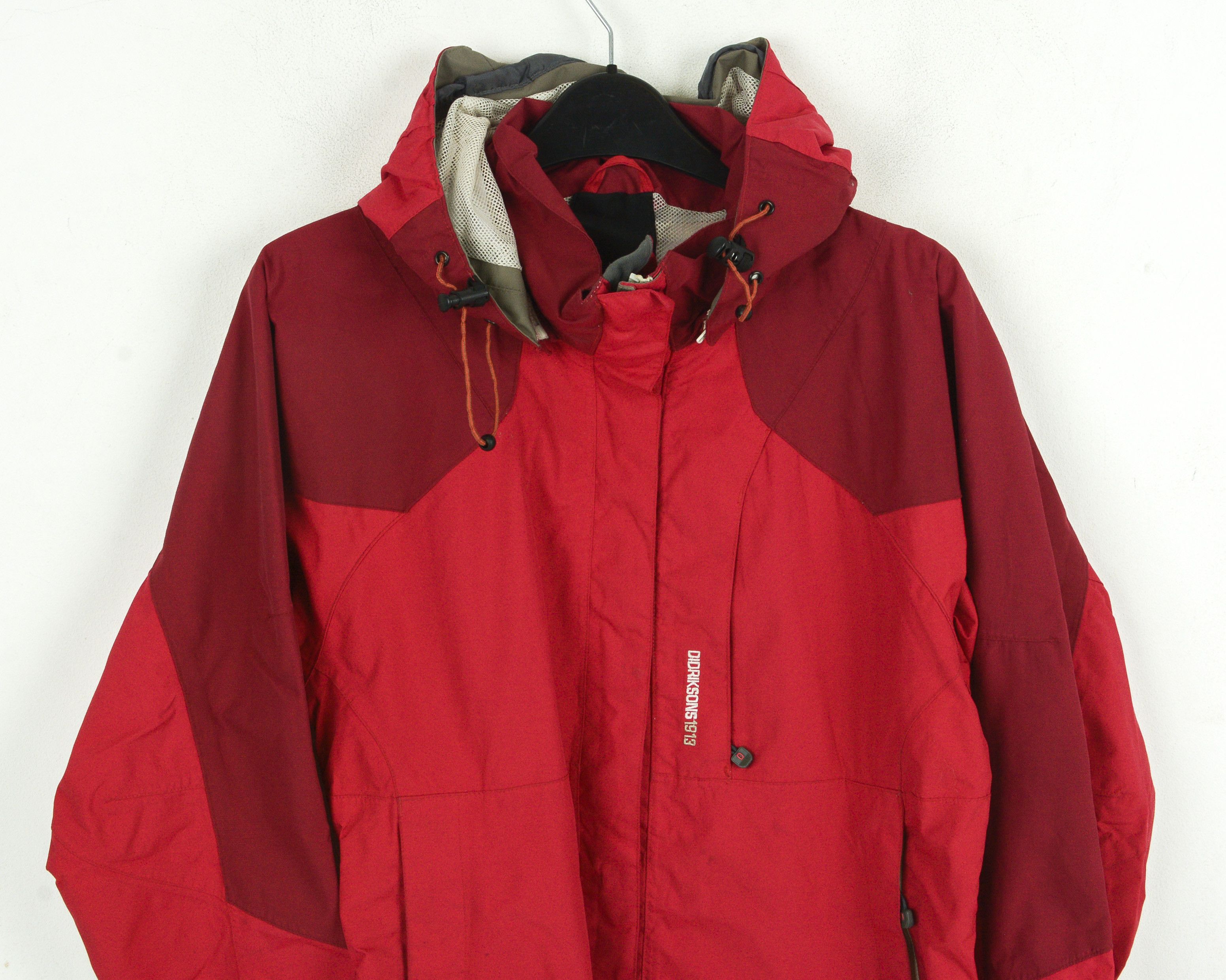 Designer Didriksons Jacket M Women Hooded Raincoat US 8 Windbreaker Size M / US 6-8 / IT 42-44 - 2 Thumbnail