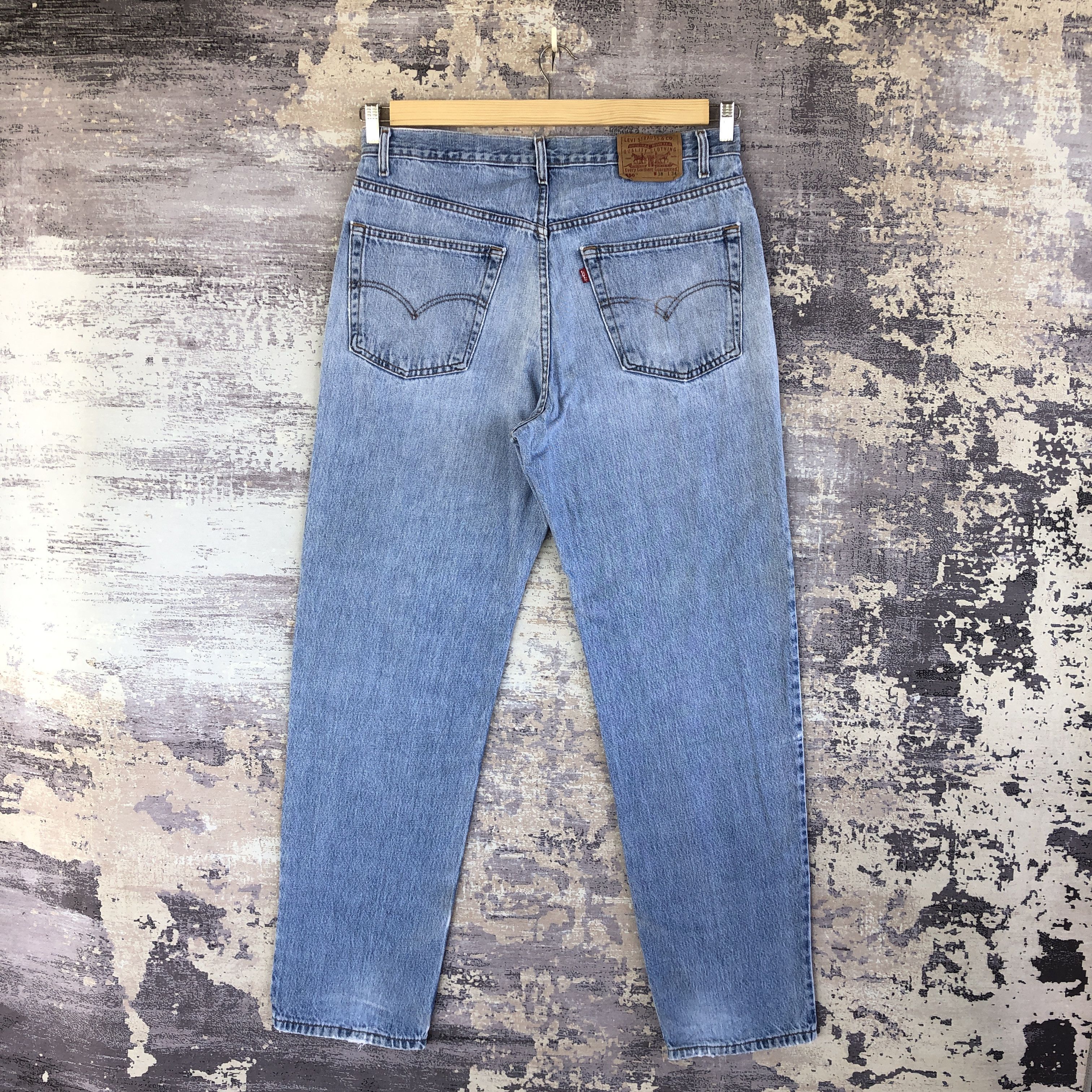 Levi's Vintage Levi's 550 Distressed Blue Jeans Denim Pants Size US 36 / EU 52 - 2 Thumbnail