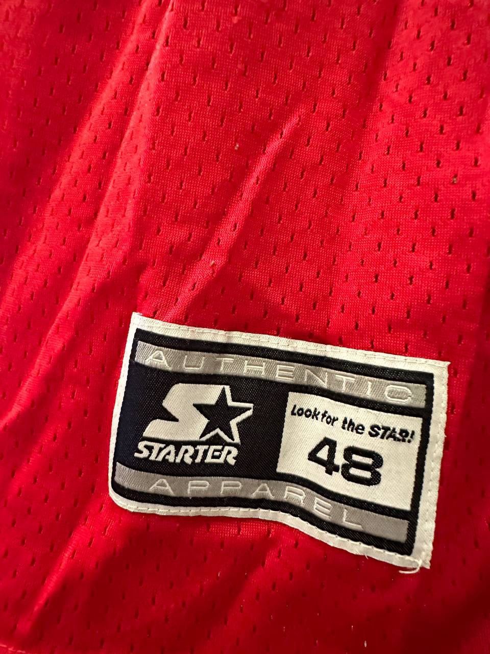 Starter Jerry Rice 49ers Starter Vintage 1995 NFL Jersey Red Mens Size US L / EU 52-54 / 3 - 6 Thumbnail