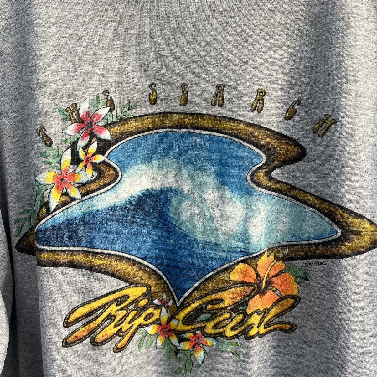 Rip Curl Thrashed Vintage 90s Rip Curl Surfing Brand Tee Size US XL / EU 56 / 4 - 3 Thumbnail