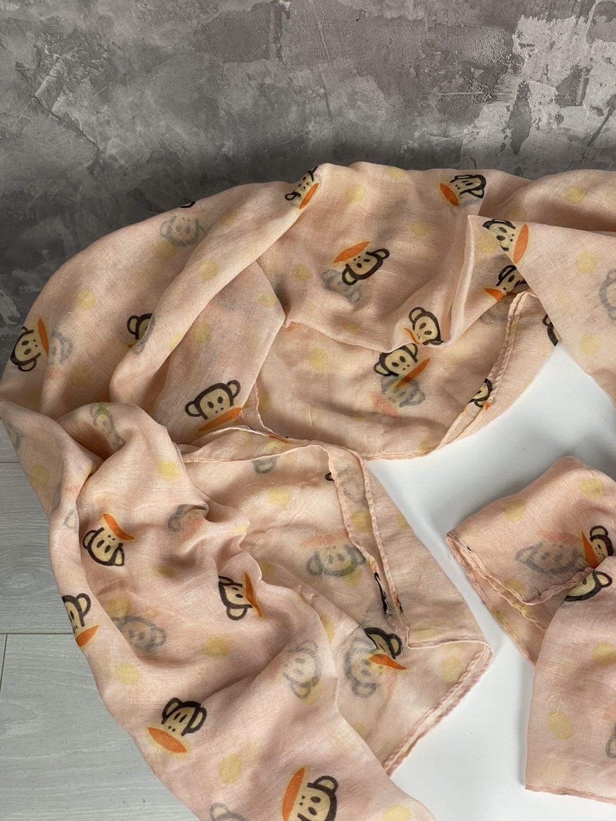 Japanese Brand × Paul Frank × Vintage Vintage Multi Logo Face Paul Frank Big Scarf Size ONE SIZE - 2 Thumbnail