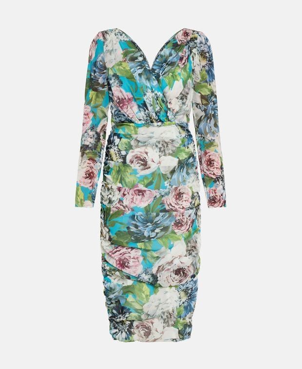 Dolce & Gabbana Silk-blend dress Size XXS / US 00 / IT 34 - 1 Thumbnail