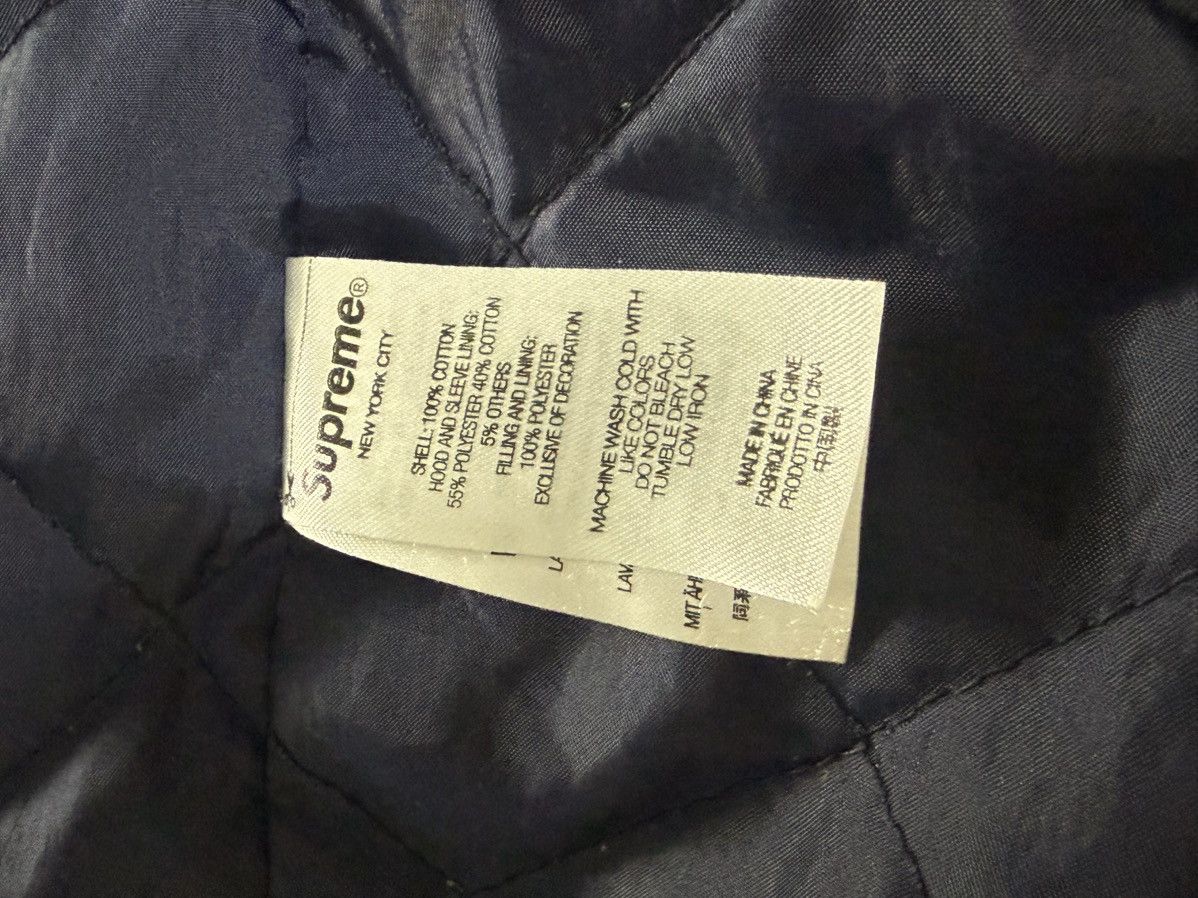 Supreme Supreme Fleece Hooded Denim Shirt Size US S / EU 44-46 / 1 - 7 Thumbnail