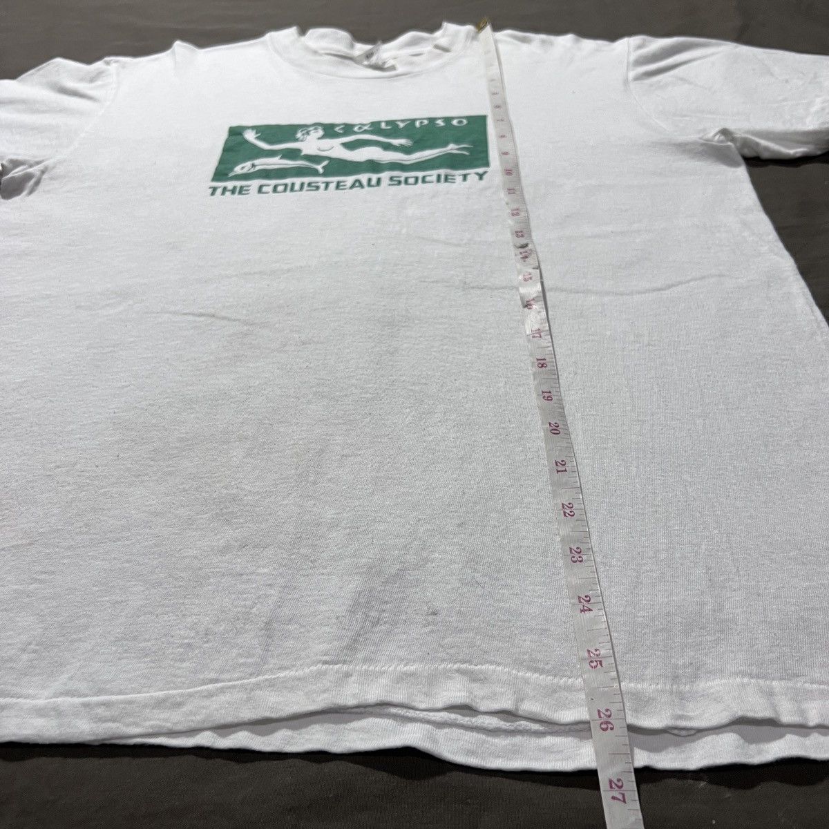 Vintage Vintage 80s Calypso Cousteau society Promo Tee L Size US L / EU 52-54 / 3 - 13 Thumbnail